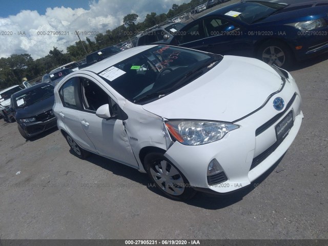 TOYOTA PRIUS C 2012 jtdkdtb3xc1008529