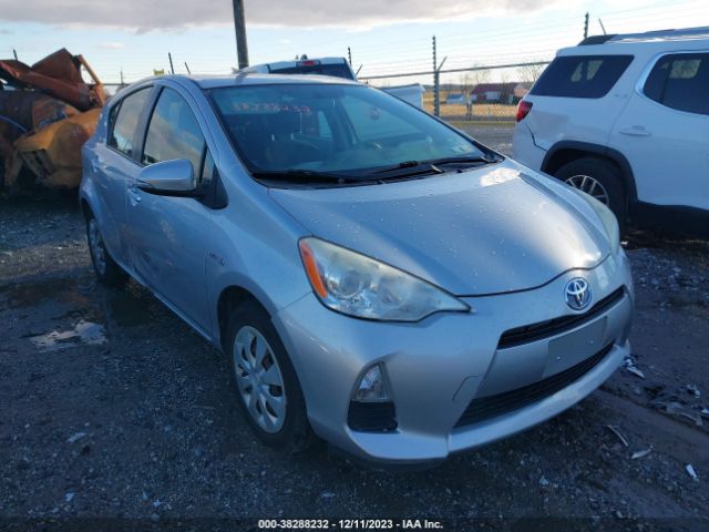 TOYOTA PRIUS C 2012 jtdkdtb3xc1509064