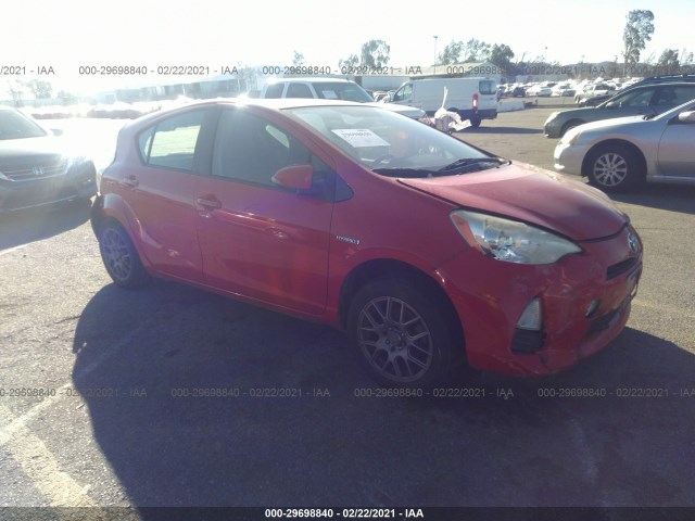 TOYOTA PRIUS C 2012 jtdkdtb3xc1513874