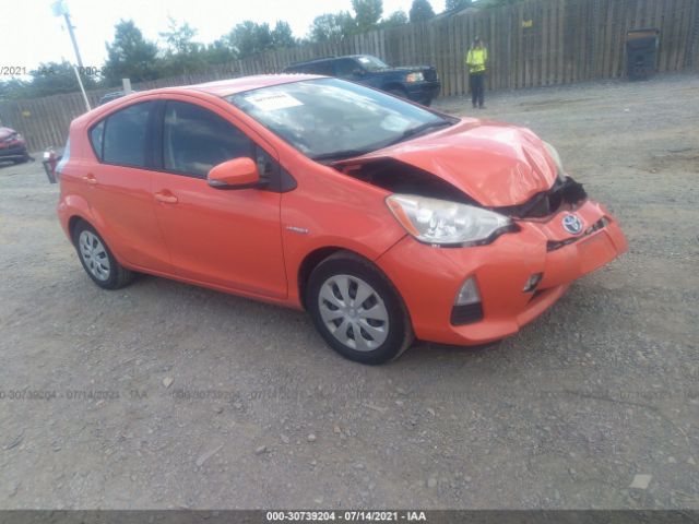 TOYOTA PRIUS C 2013 jtdkdtb3xd1036347