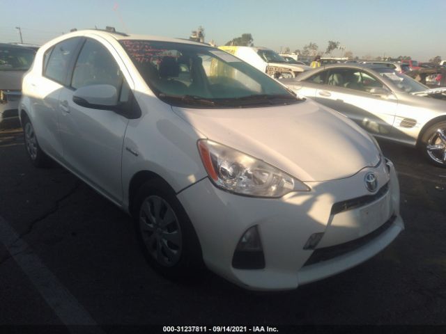 TOYOTA PRIUS C 2013 jtdkdtb3xd1537951