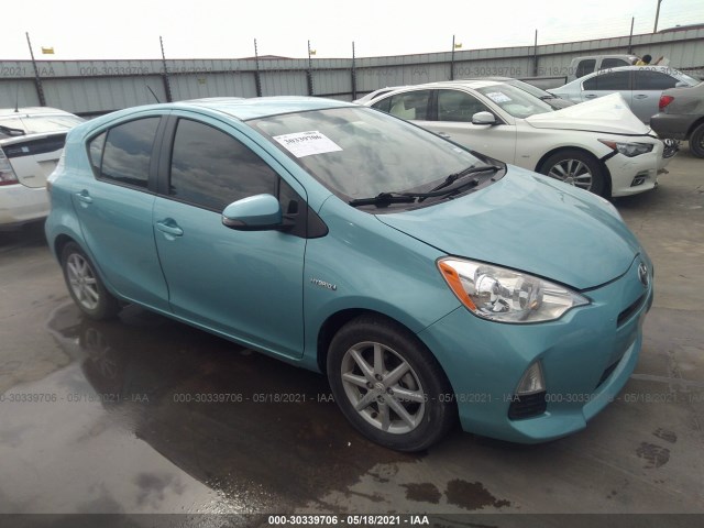 TOYOTA PRIUS C 2014 jtdkdtb3xe1077272