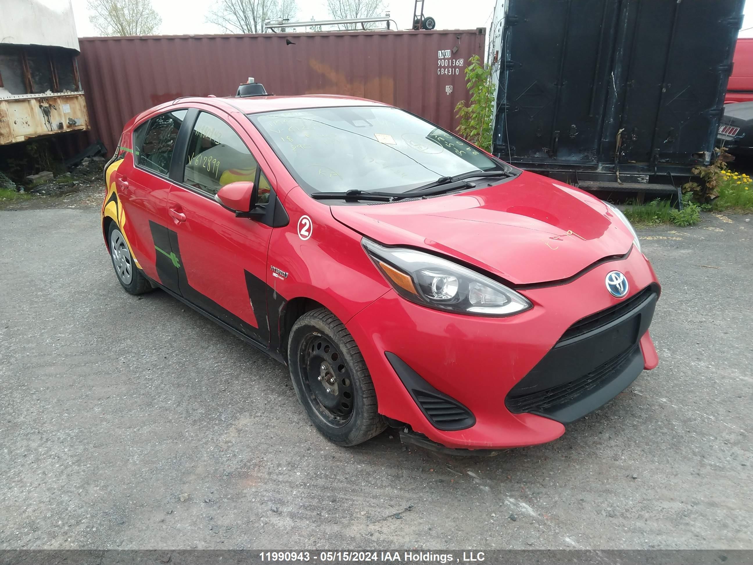 TOYOTA PRIUS C 2018 jtdkdtb3xj1612899