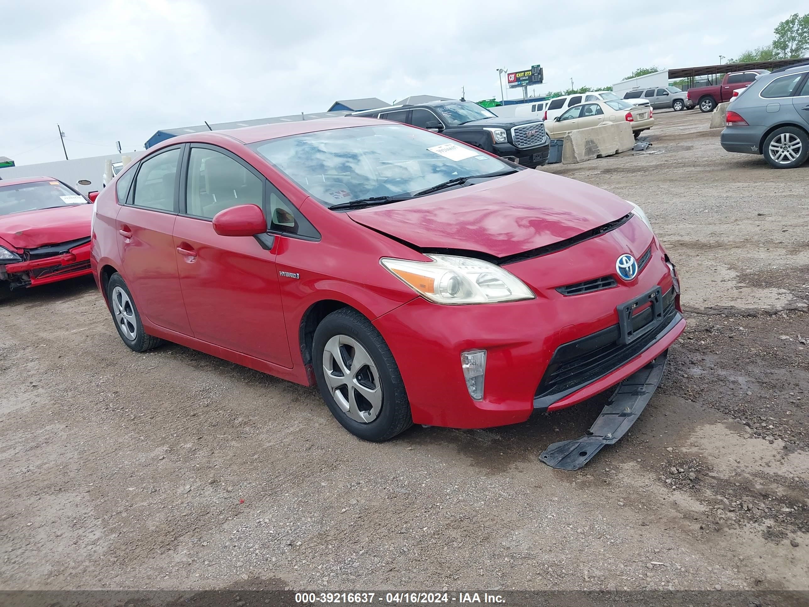 TOYOTA PRIUS 2012 jtdkn3du0c1537216