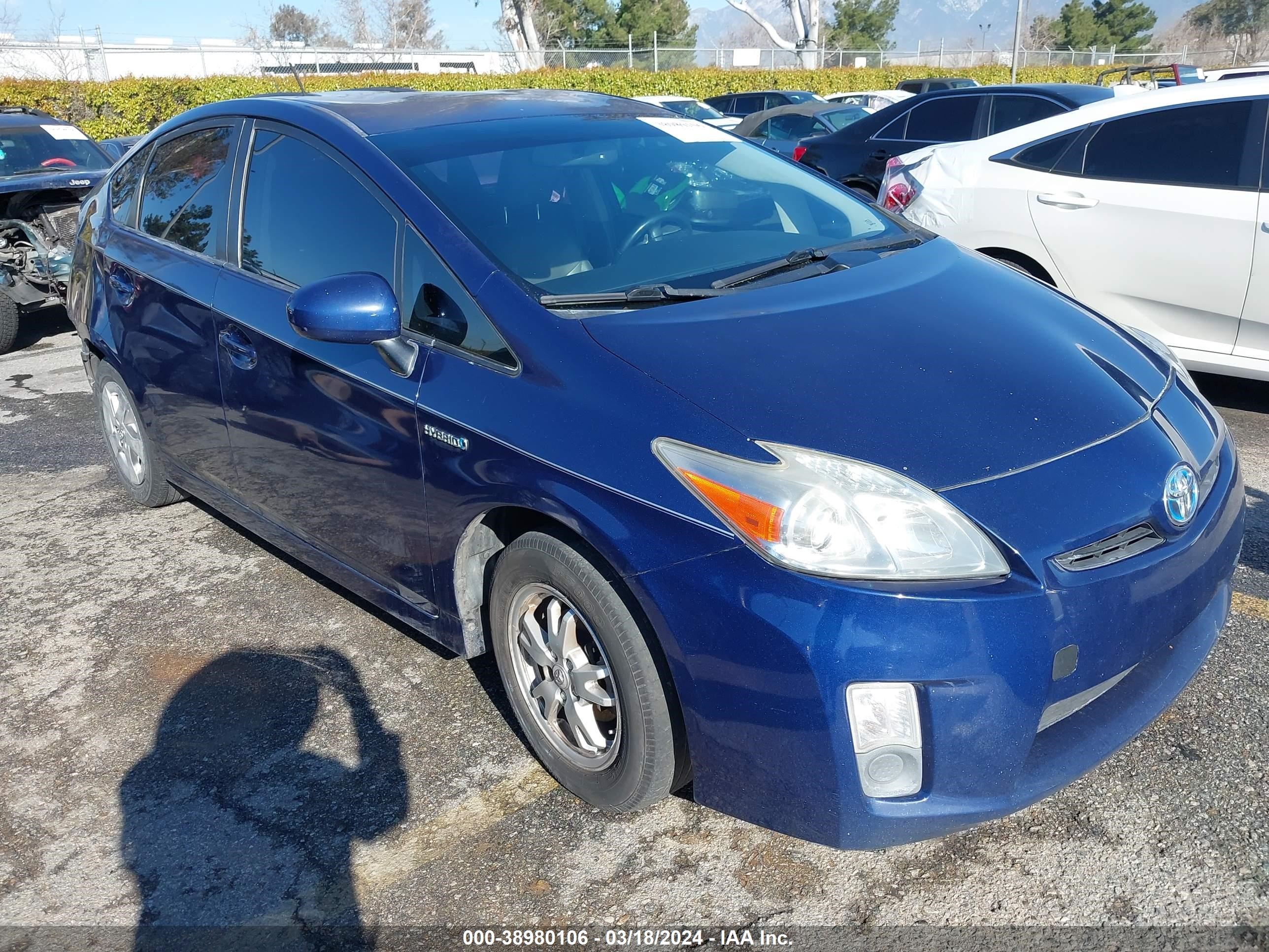 TOYOTA PRIUS 2010 jtdkn3du1a0124823