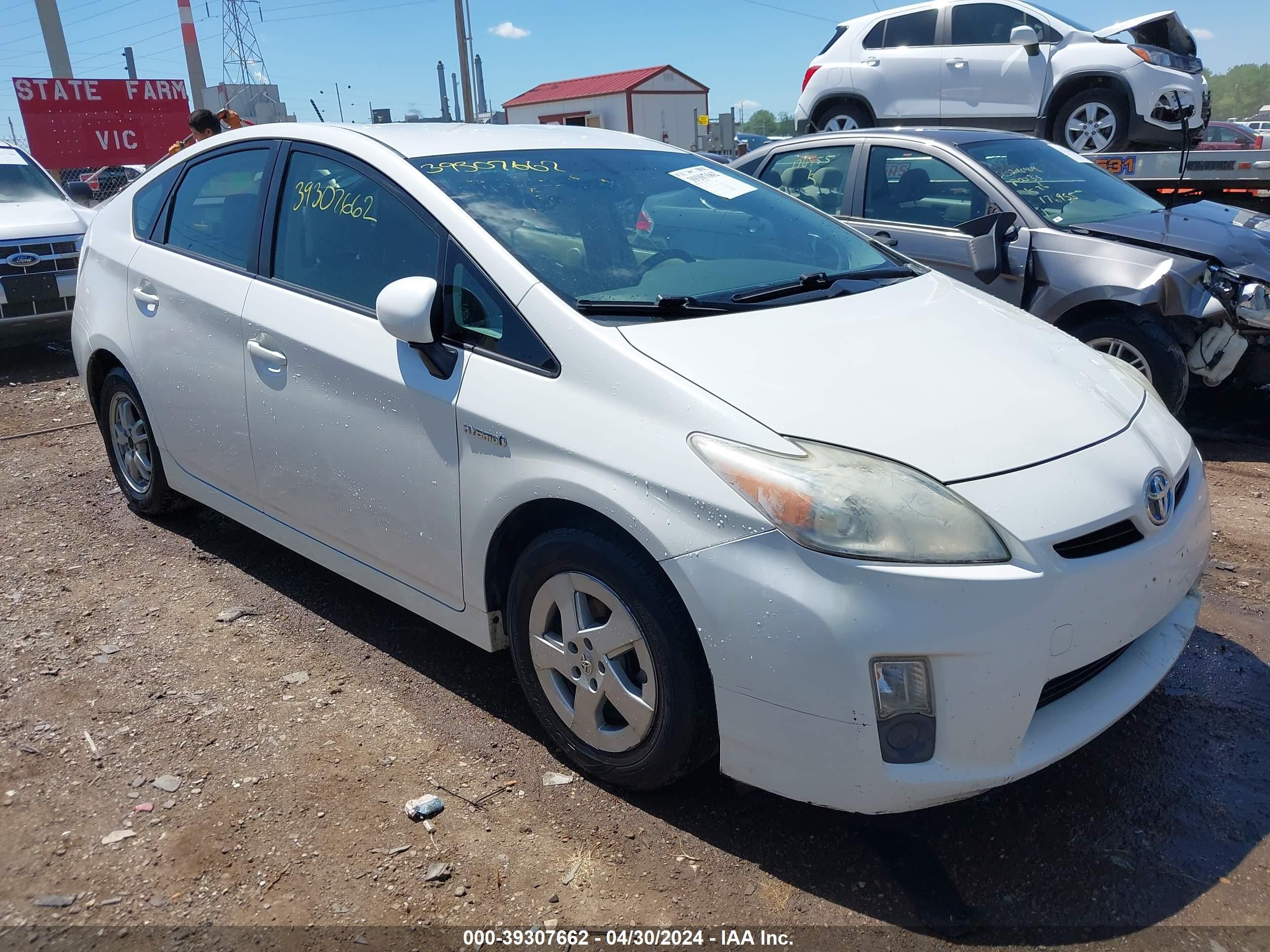 TOYOTA PRIUS 2010 jtdkn3du2a0035505