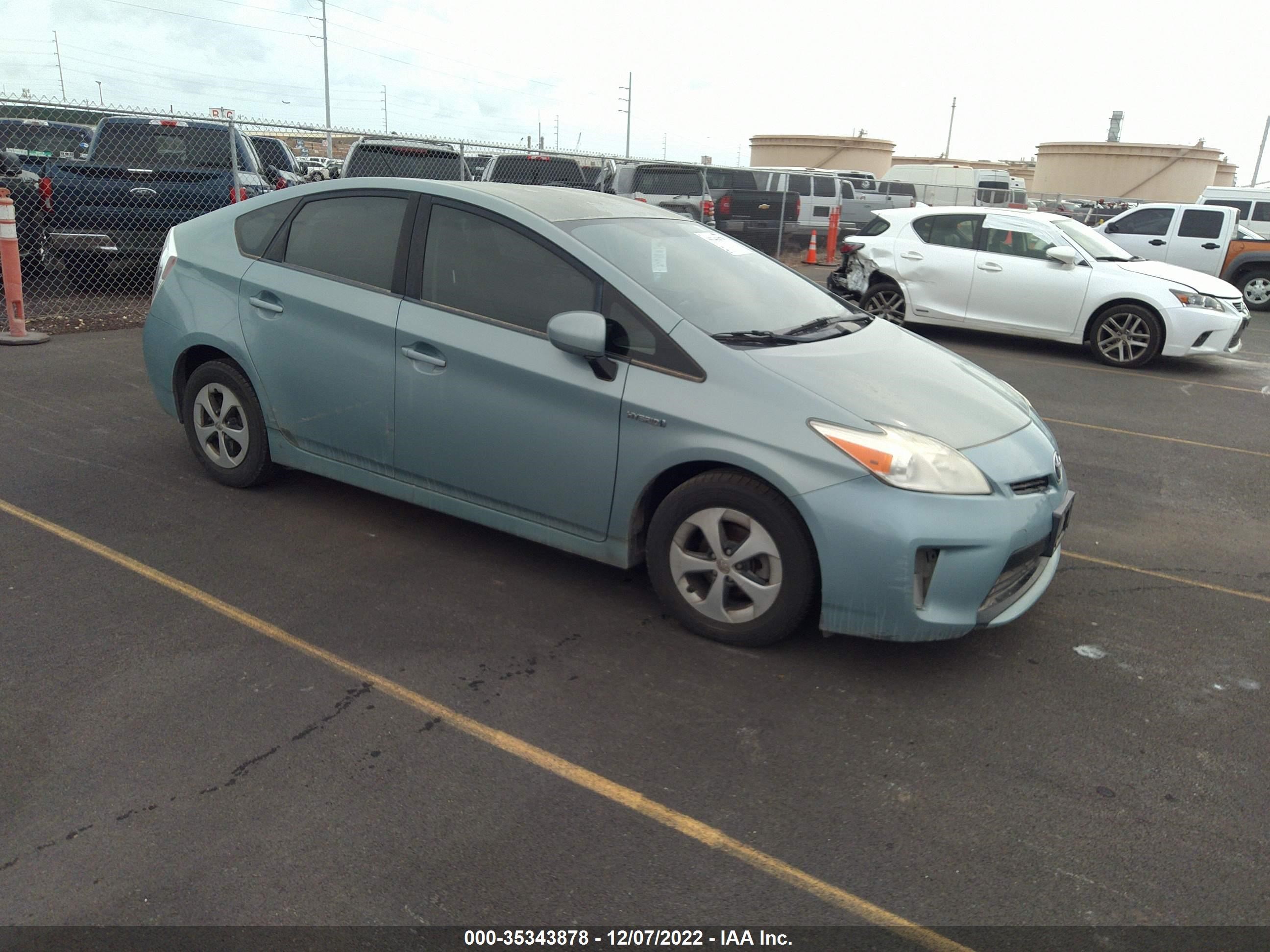 TOYOTA PRIUS 2013 jtdkn3du2d1629963