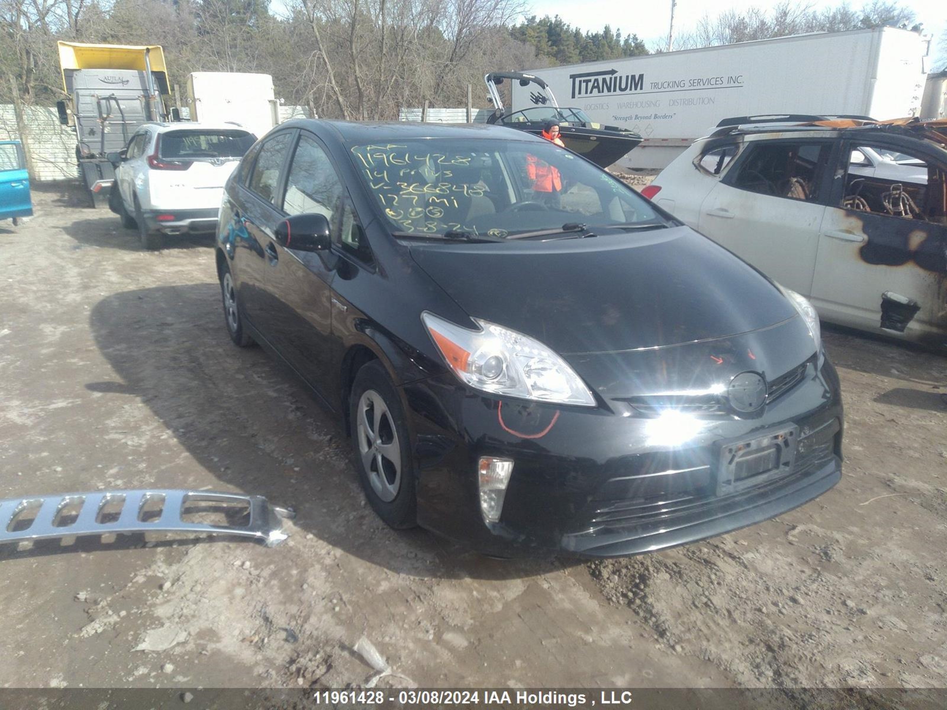 TOYOTA PRIUS 2014 jtdkn3du2e0366848