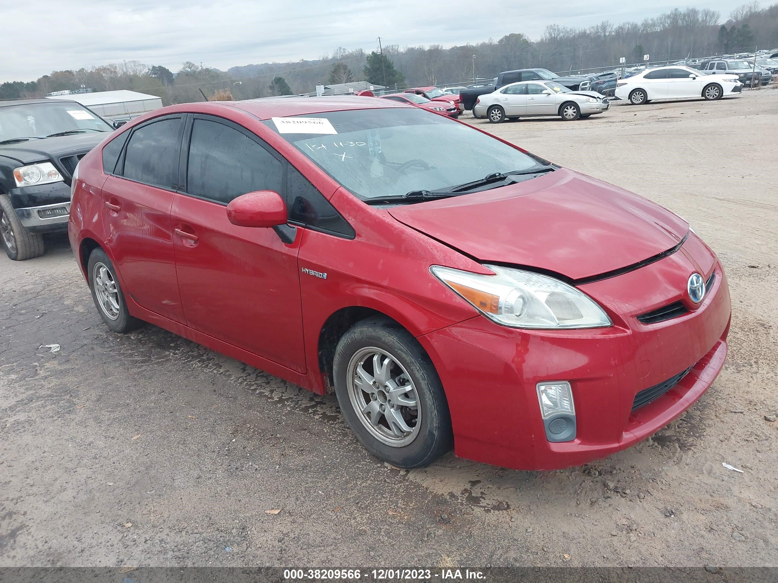 TOYOTA PRIUS 2010 jtdkn3du3a0236488