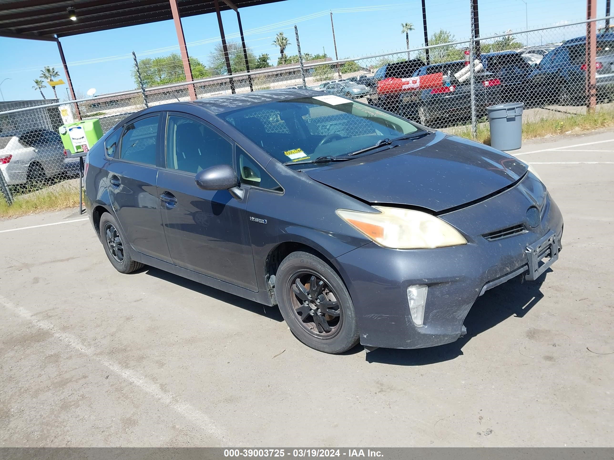 TOYOTA PRIUS 2012 jtdkn3du3c5423669