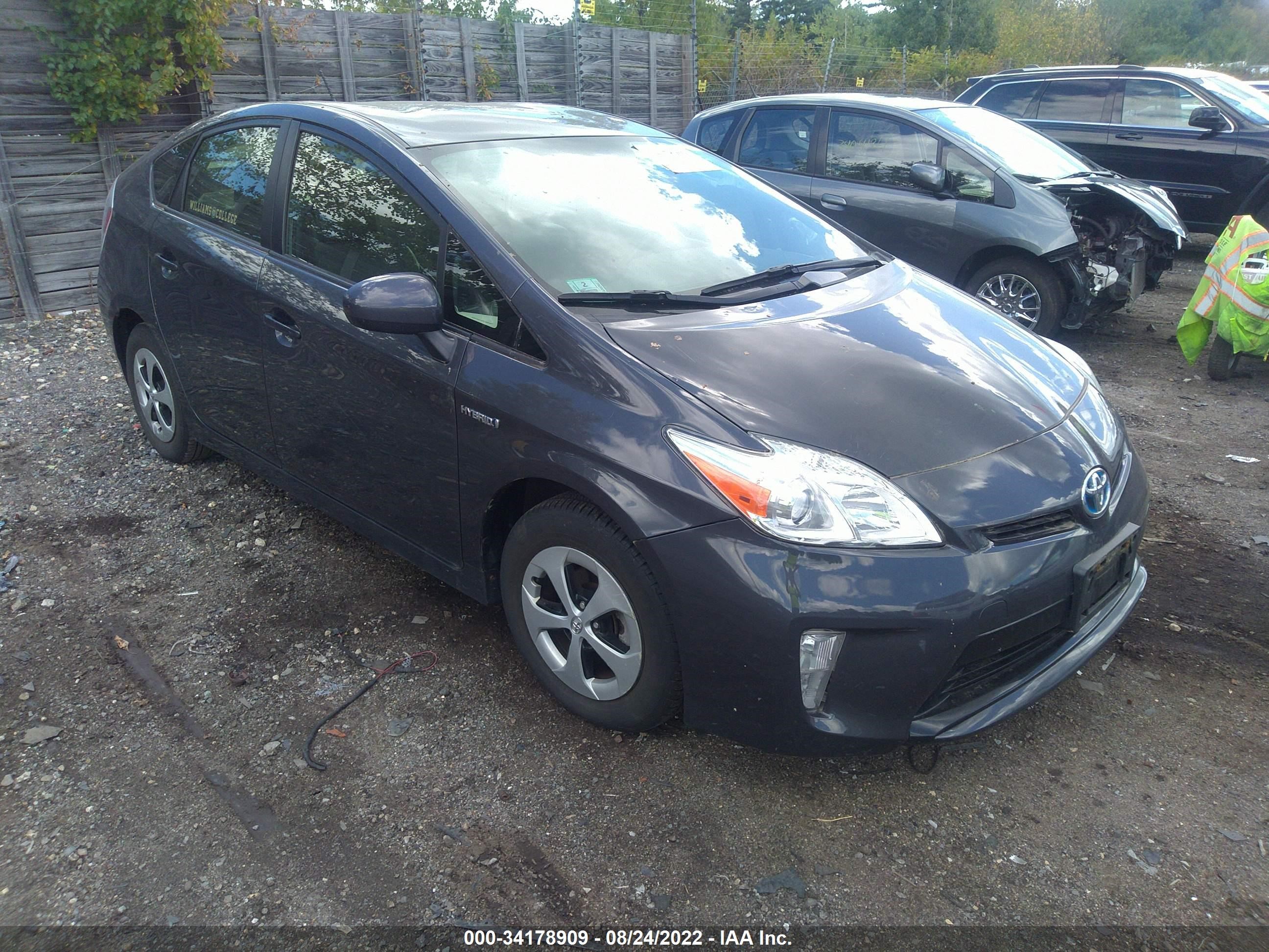 TOYOTA PRIUS 2012 jtdkn3du3c5492443