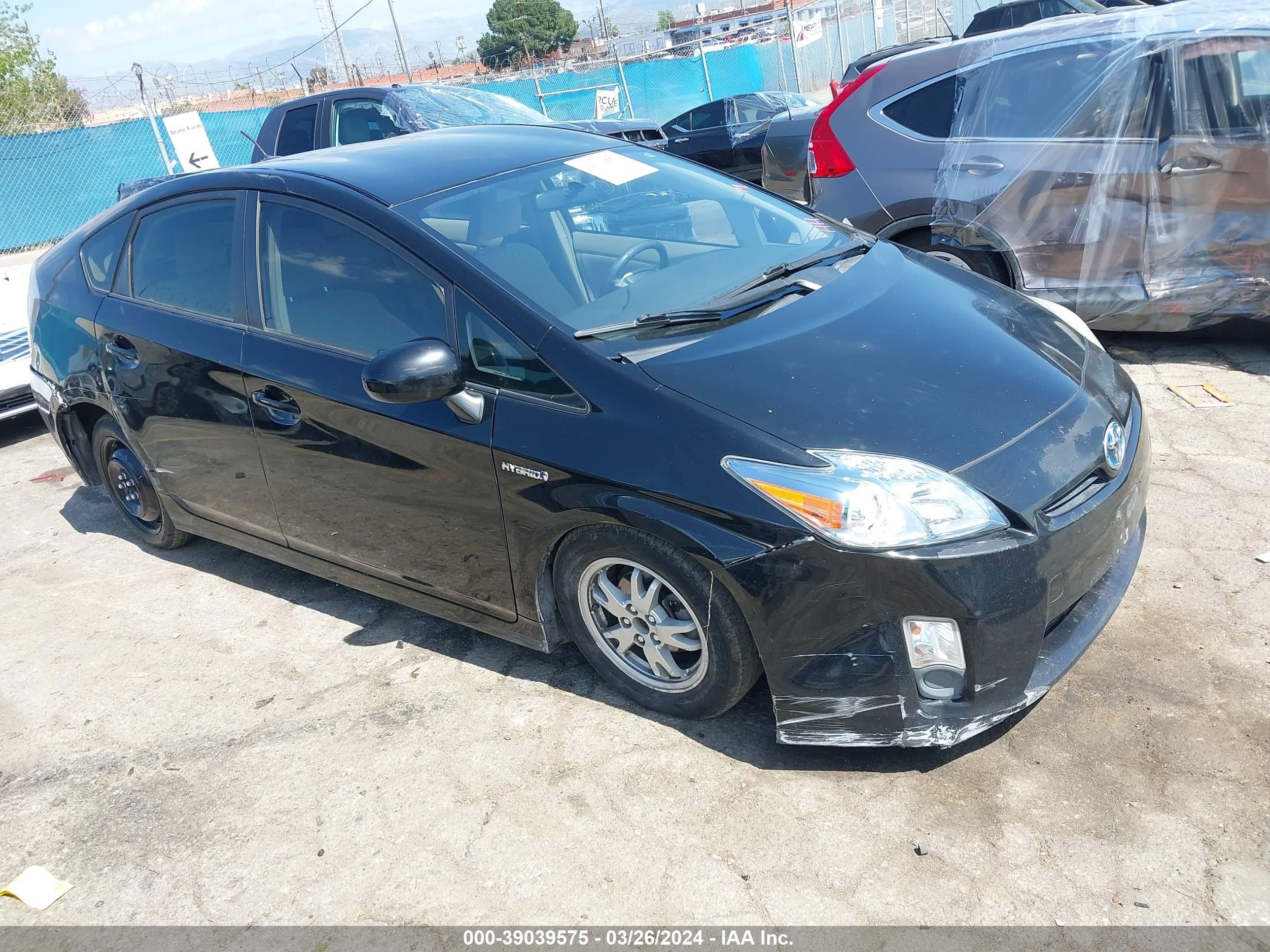 TOYOTA PRIUS 2011 jtdkn3du4b0262454