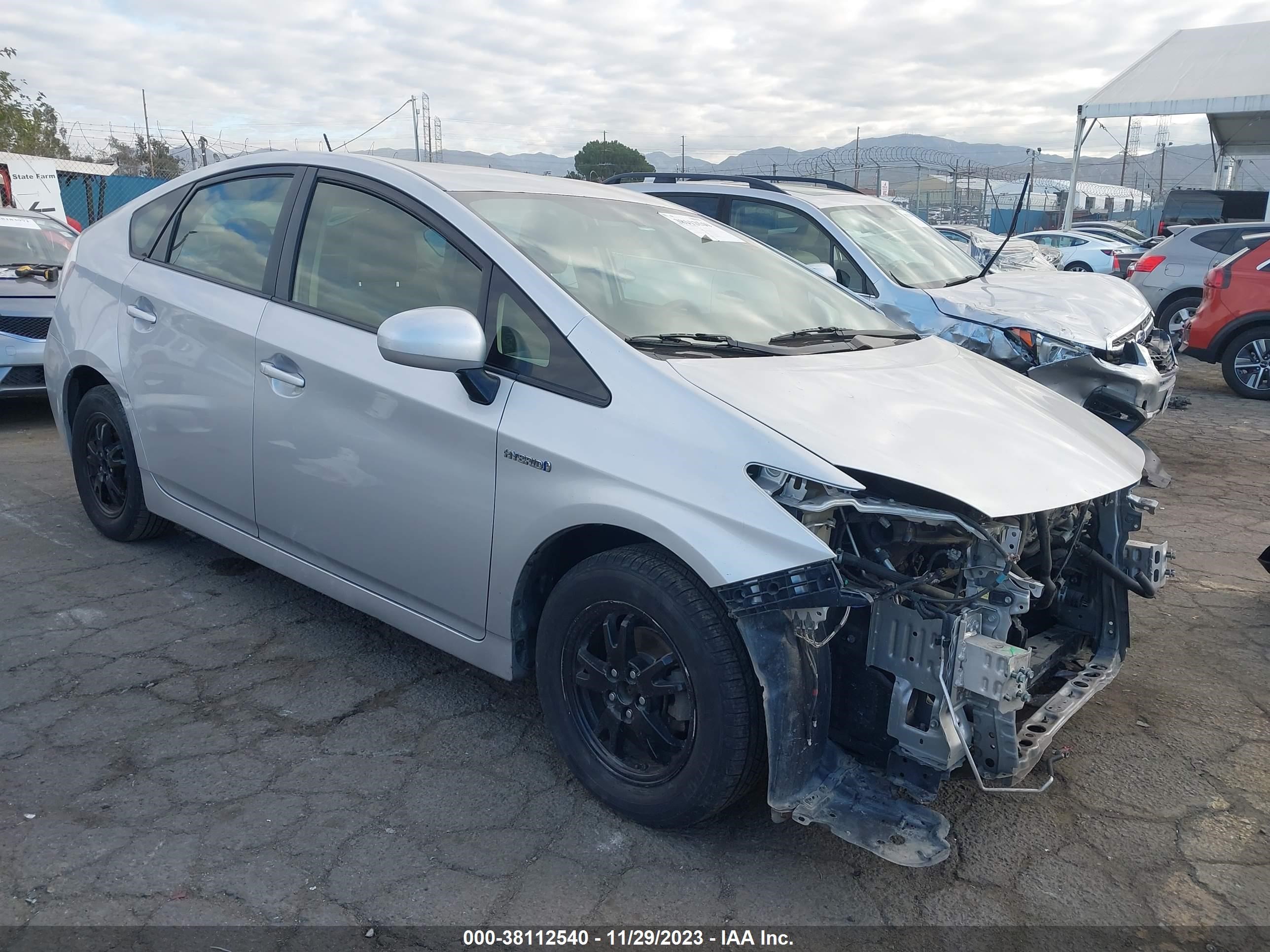 TOYOTA PRIUS 2012 jtdkn3du5c1611231