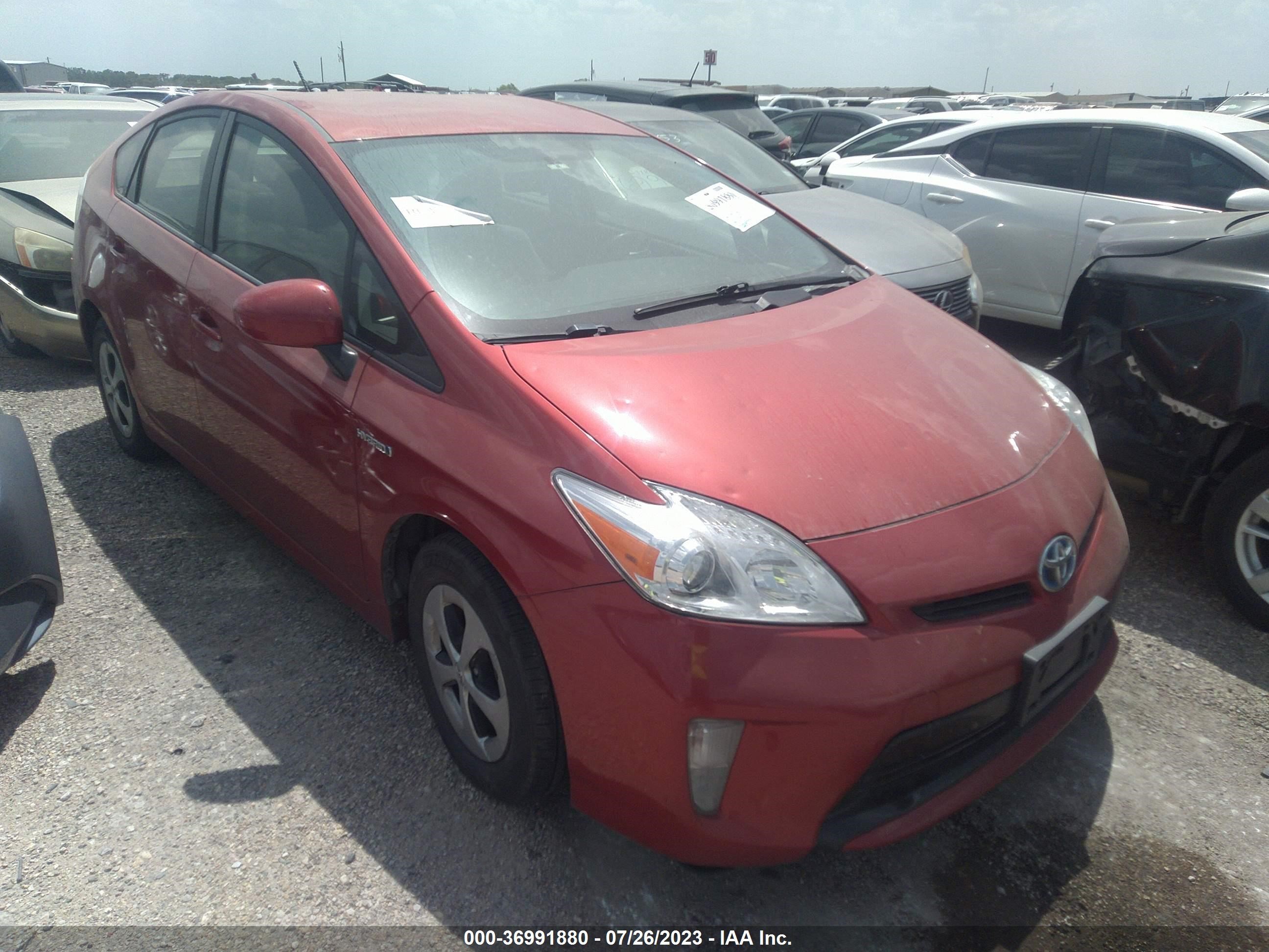 TOYOTA PRIUS 2013 jtdkn3du5d1630685