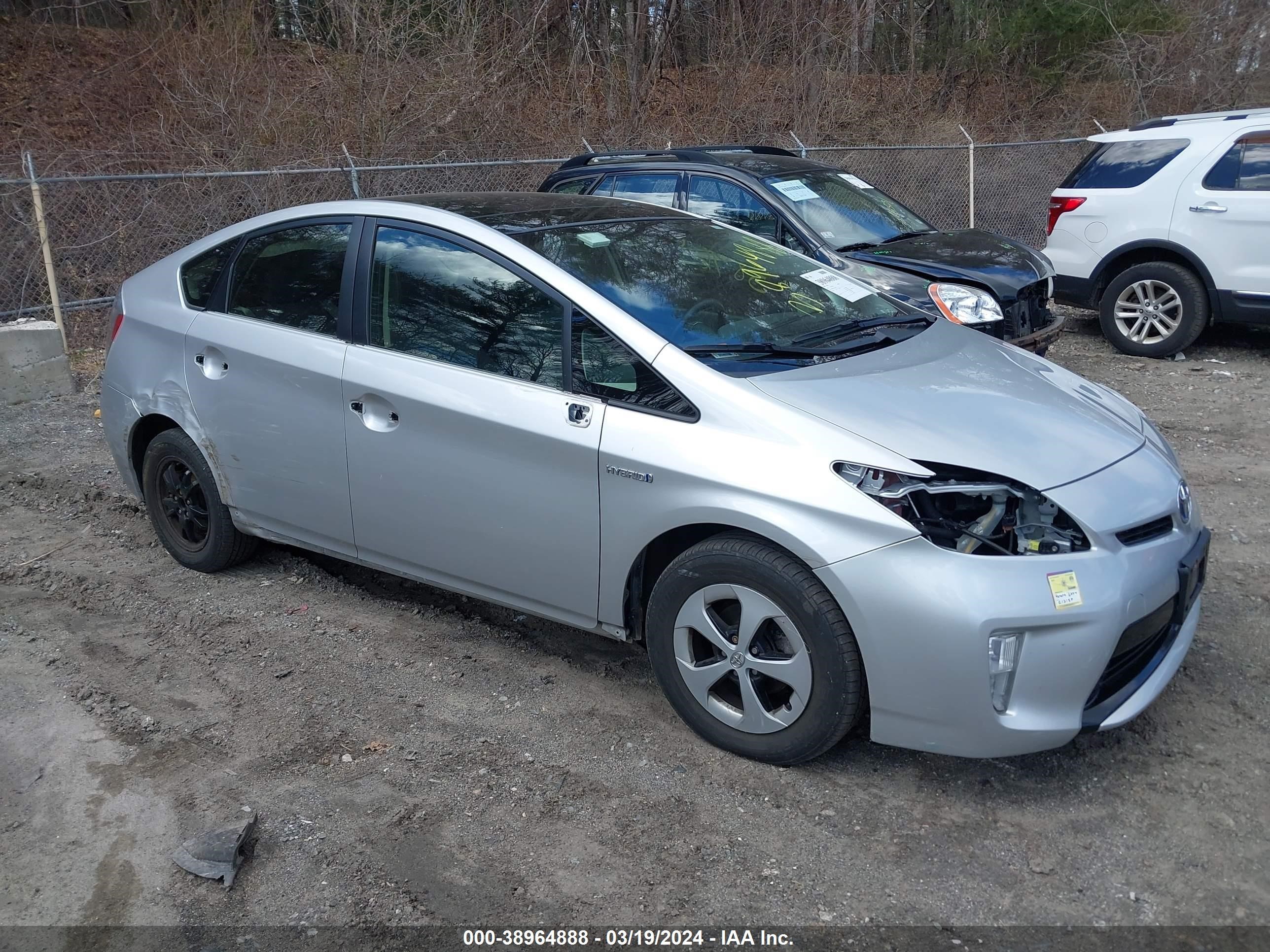 TOYOTA PRIUS 2012 jtdkn3du6c5451594