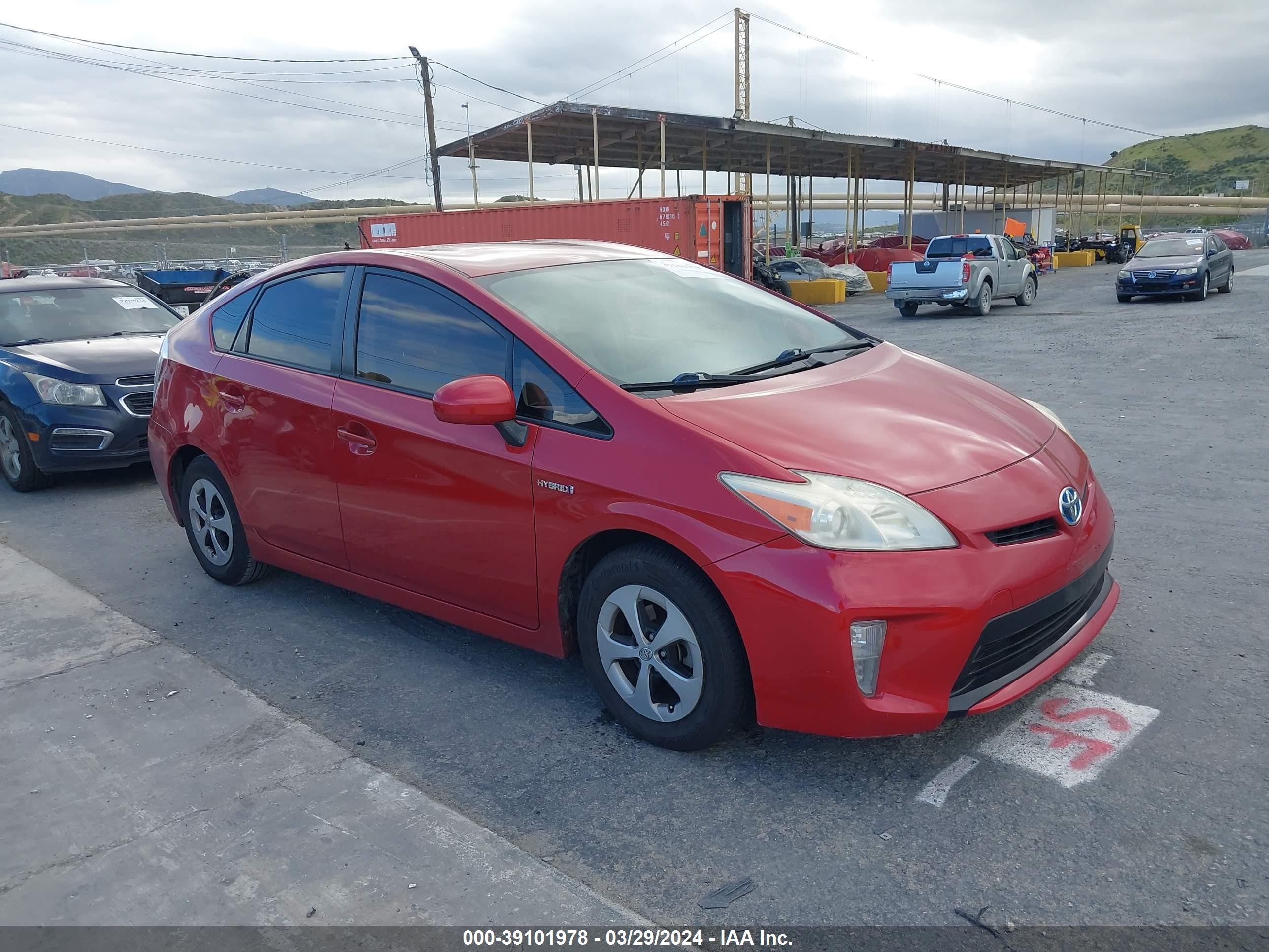 TOYOTA PRIUS 2013 jtdkn3du6d1651223