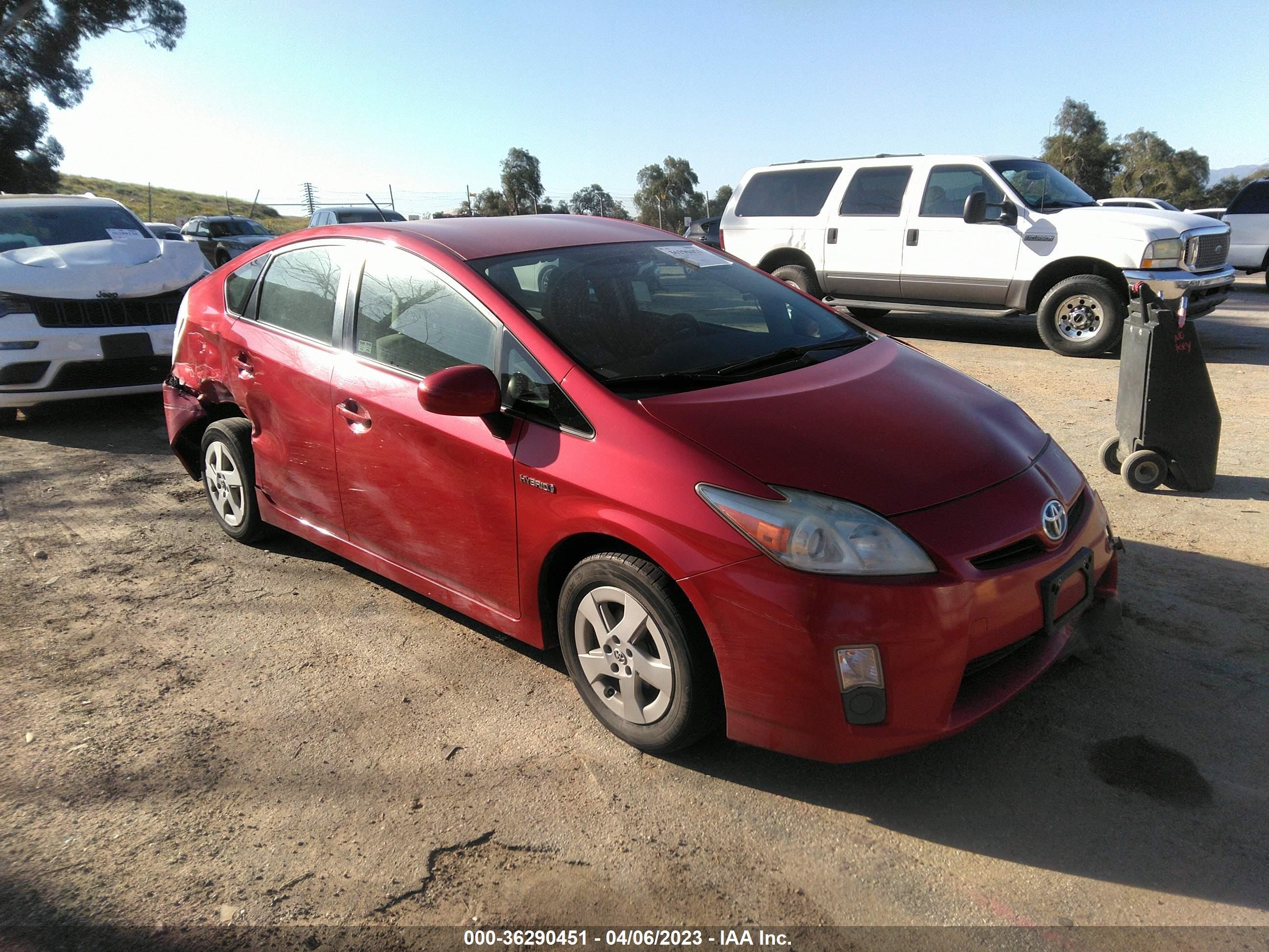 TOYOTA PRIUS 2011 jtdkn3du7b1434194