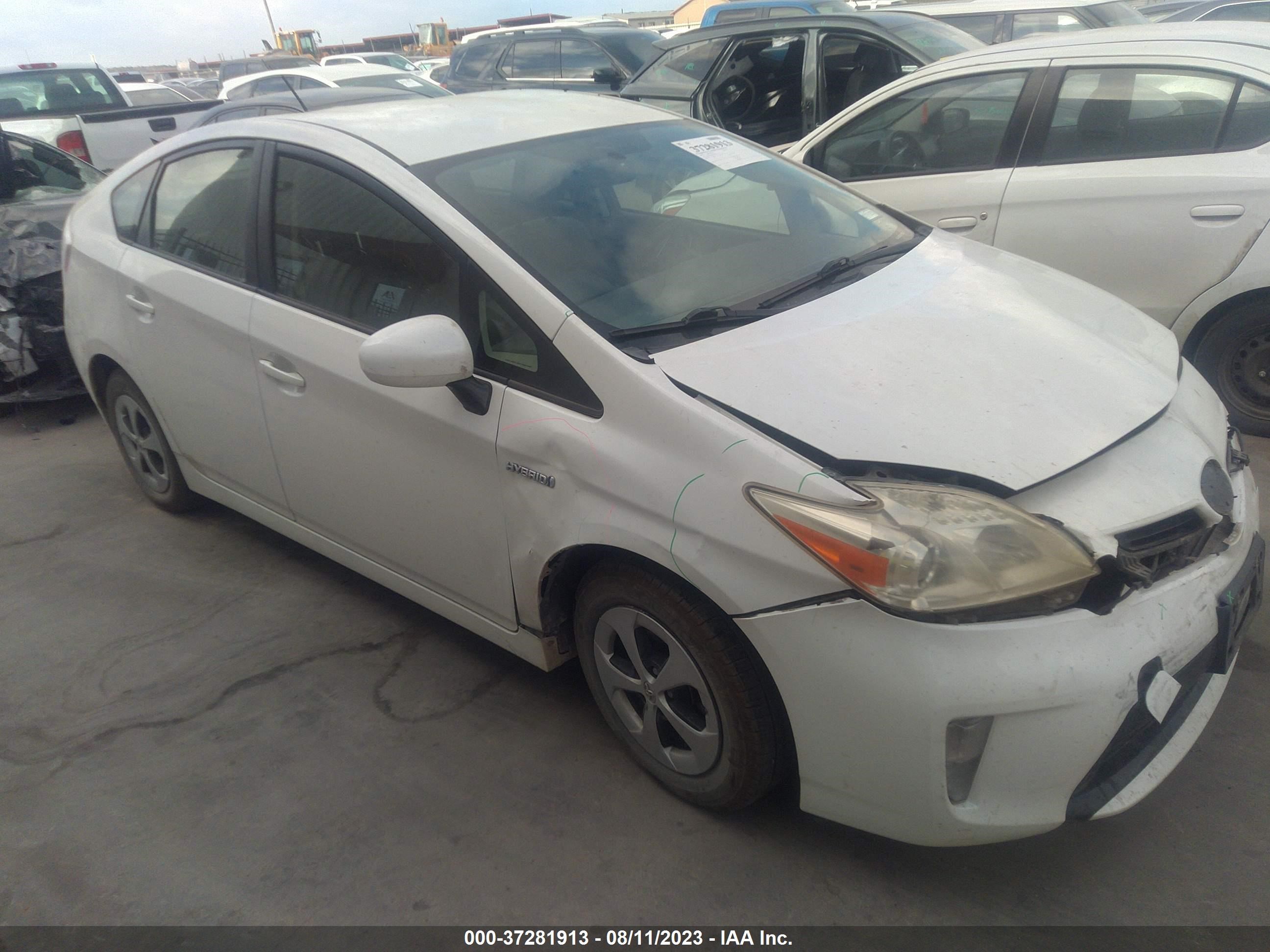 TOYOTA PRIUS 2012 jtdkn3du8c5454786