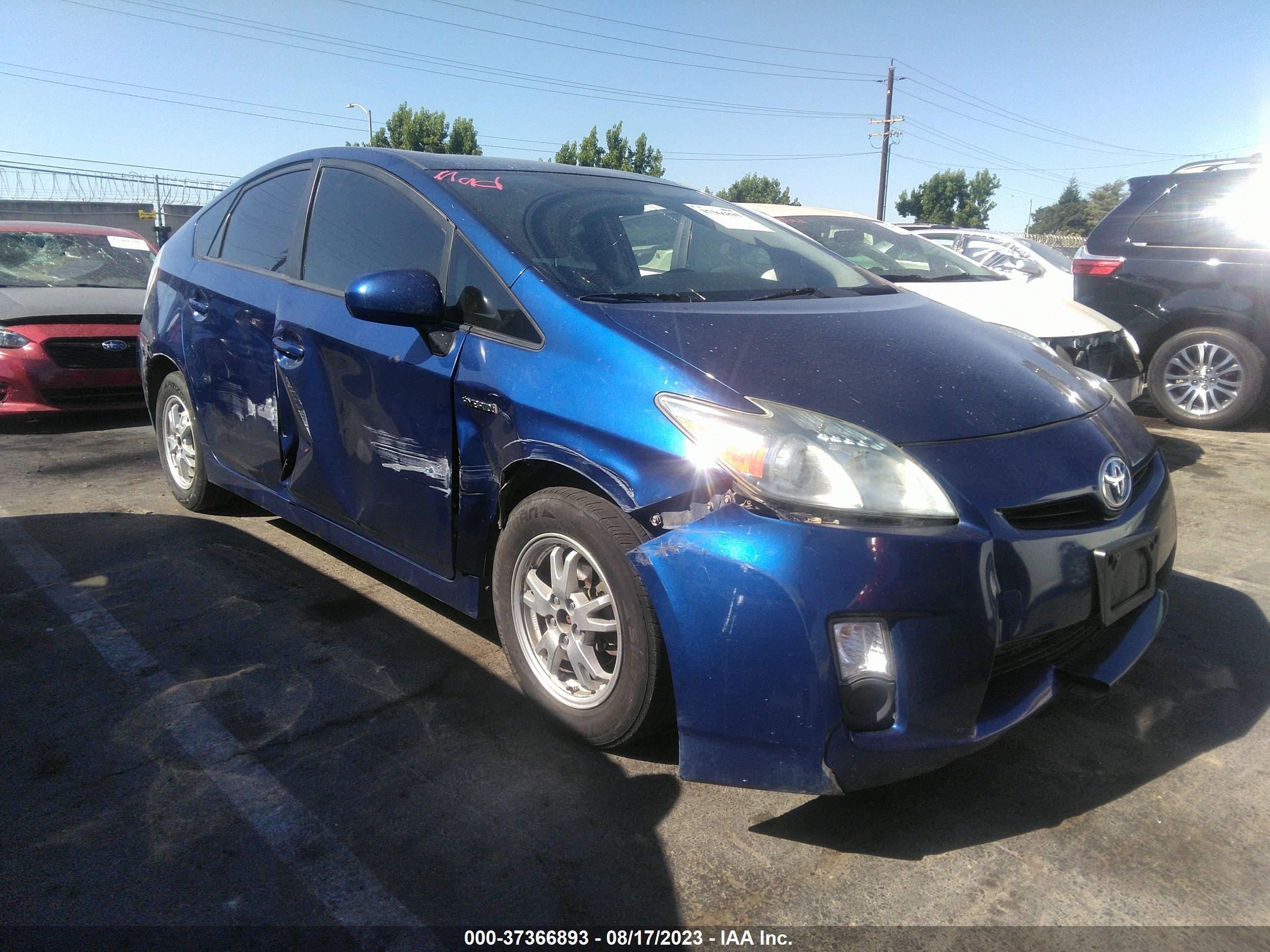 TOYOTA PRIUS 2010 jtdkn3du9a0046467