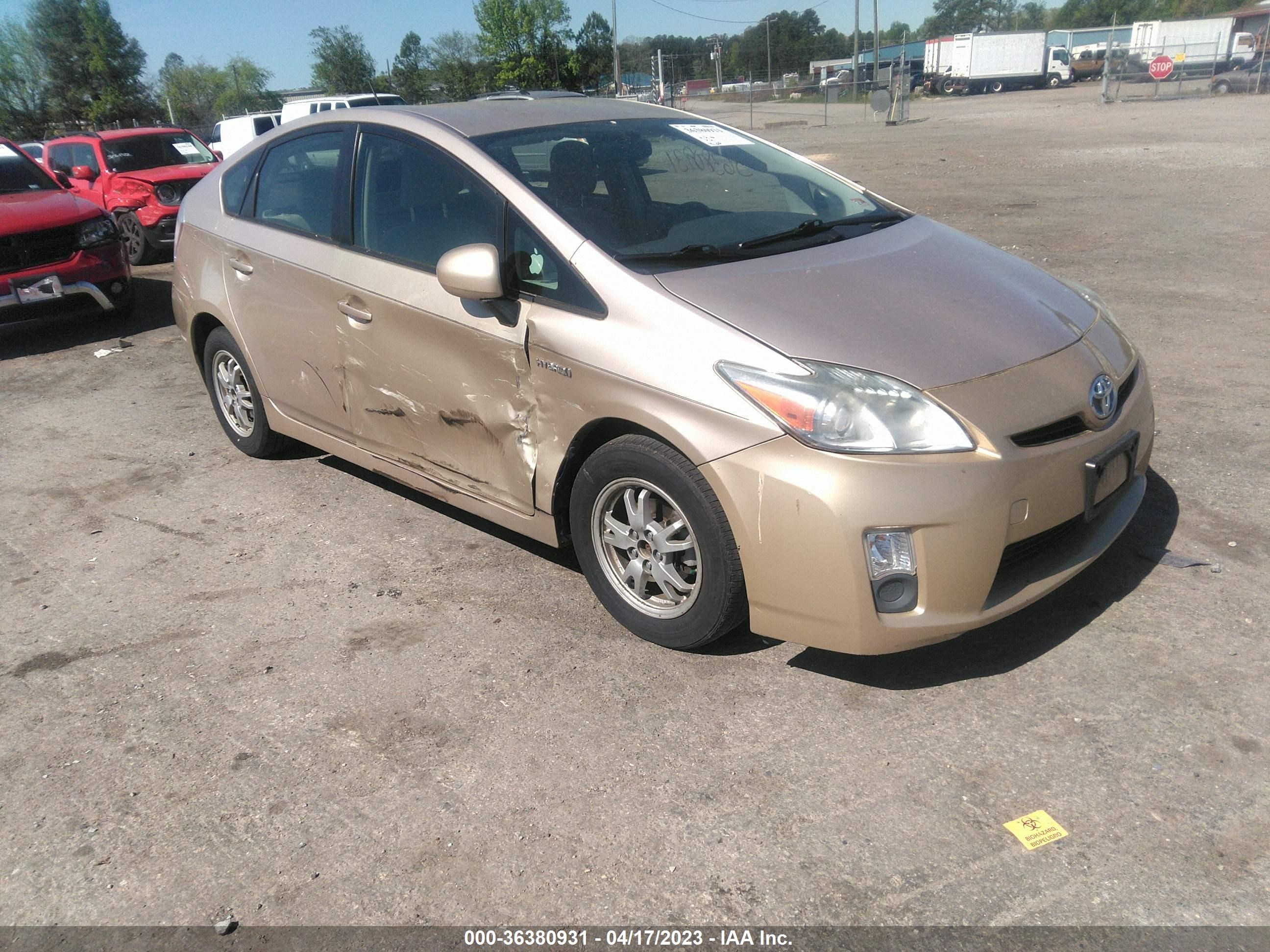 TOYOTA PRIUS 2011 jtdkn3du9b1431295