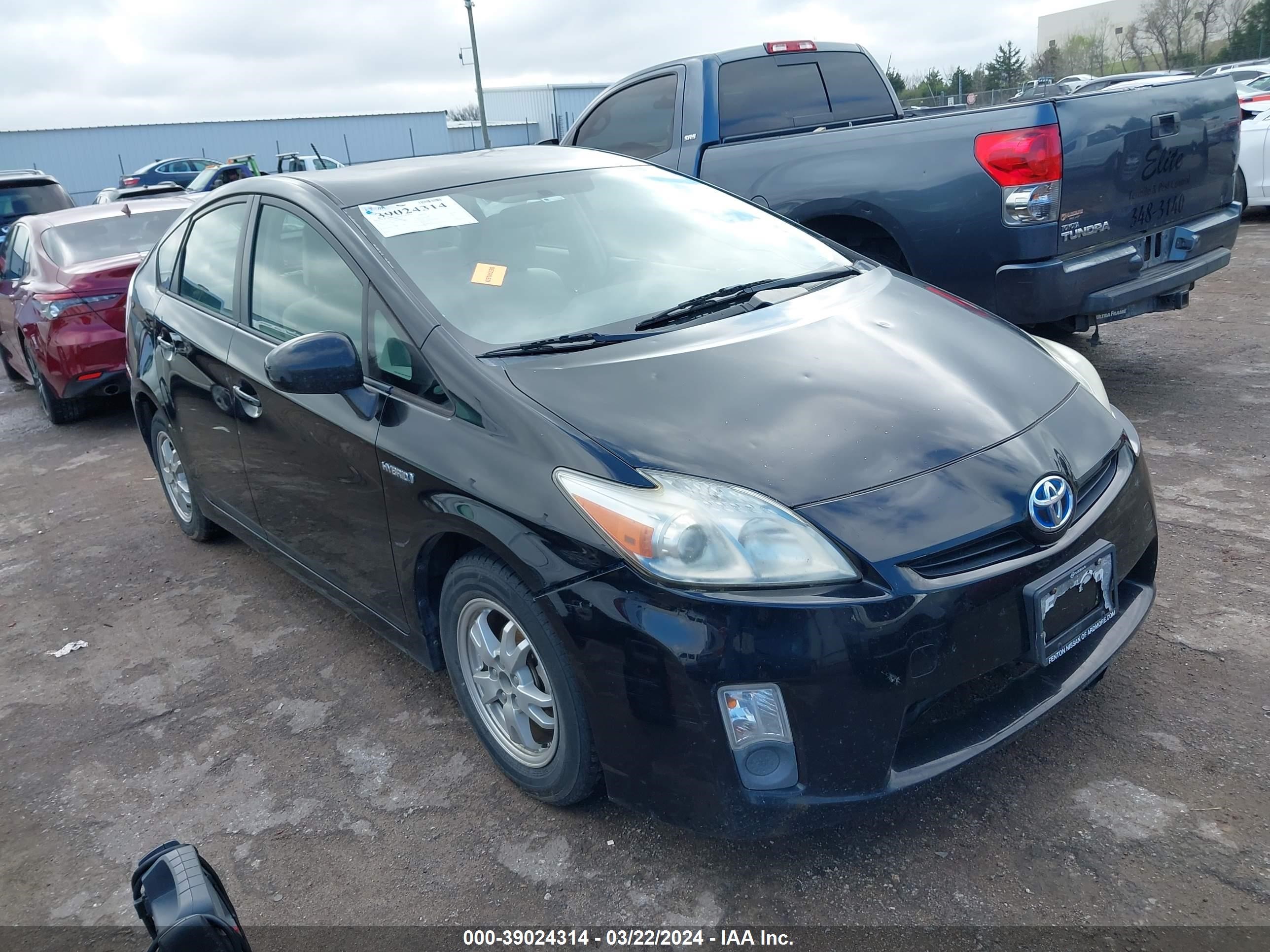 TOYOTA PRIUS 2011 jtdkn3duxb0294485