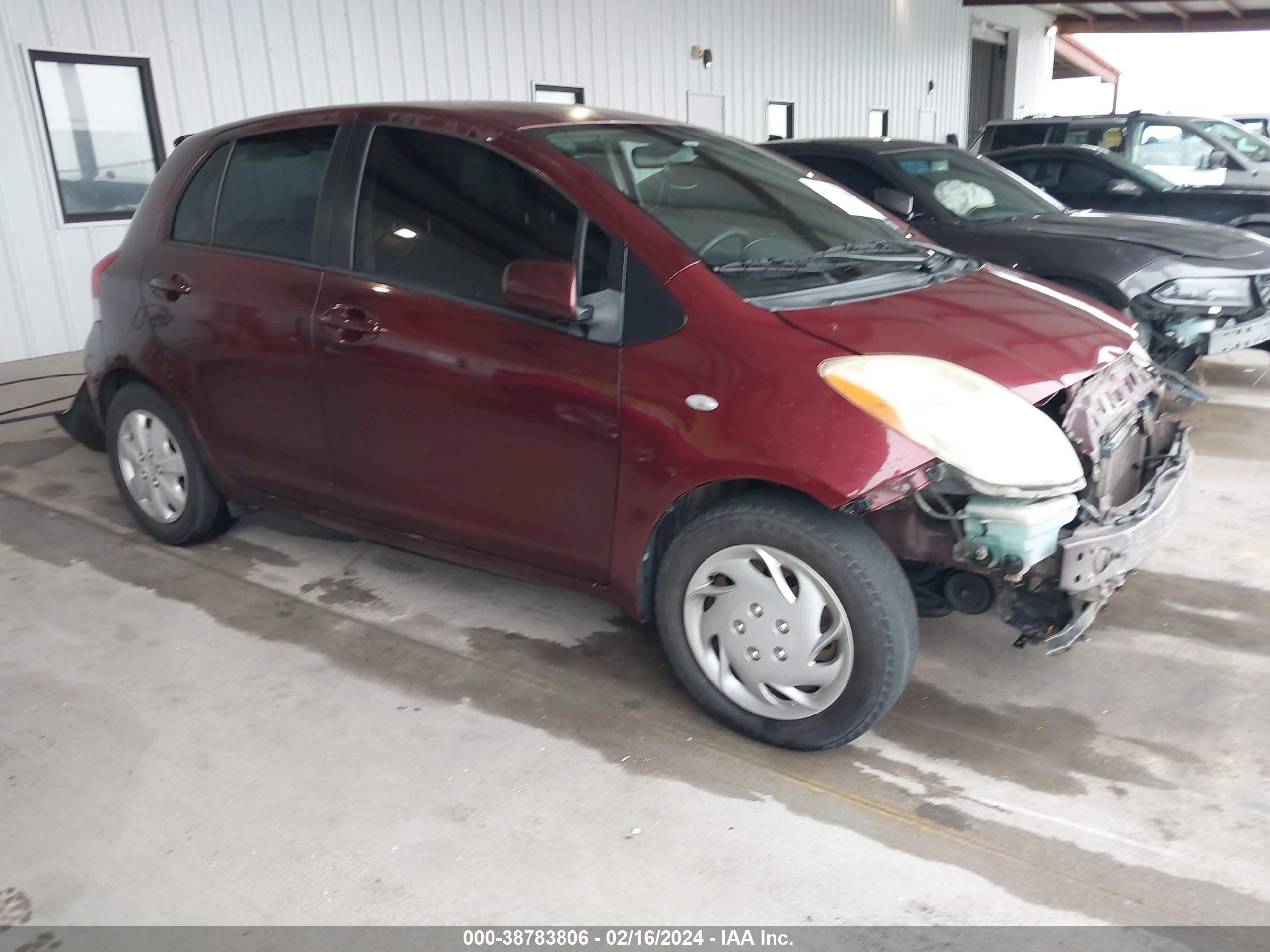 TOYOTA YARIS 2009 jtdkt903095225713