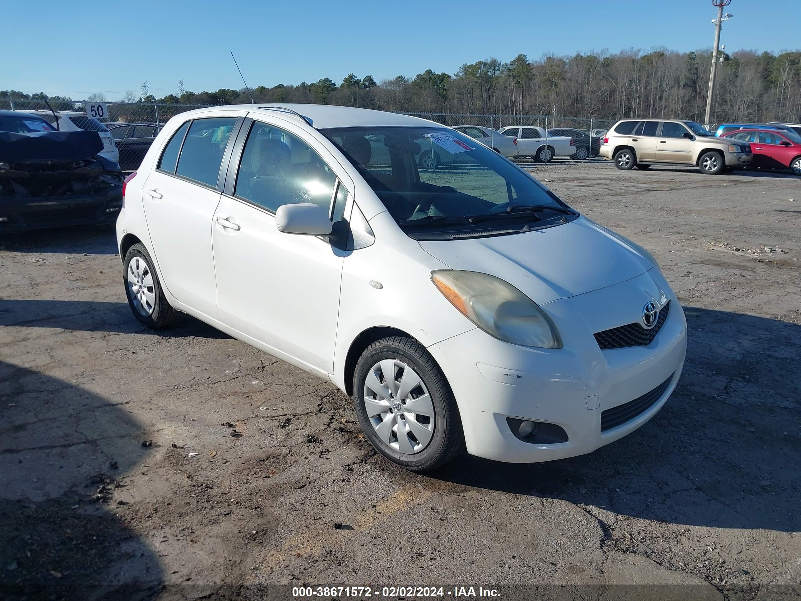 TOYOTA YARIS 2009 jtdkt903295224210