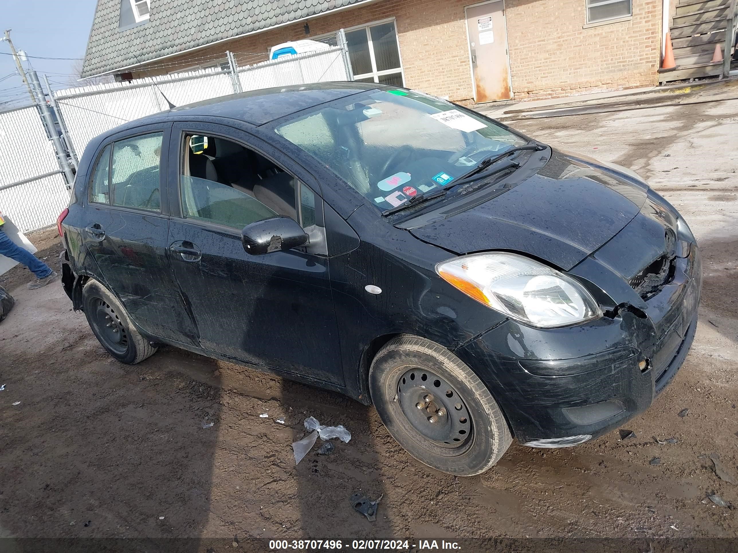 TOYOTA YARIS 2009 jtdkt903795245344