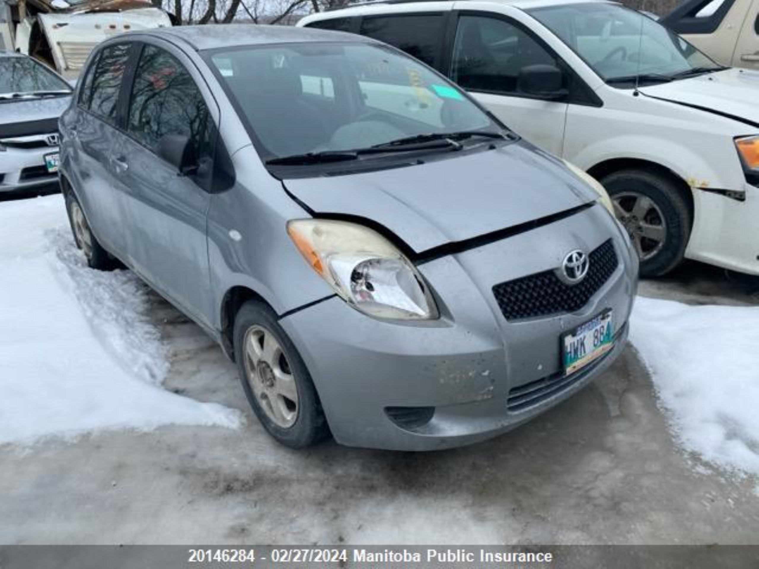 TOYOTA YARIS 2008 jtdkt923285199062