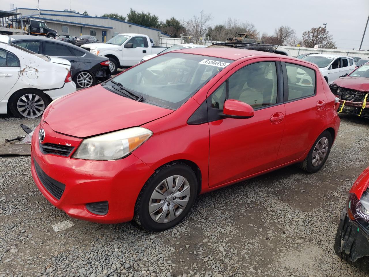 TOYOTA YARIS 2013 jtdktud30dd544198