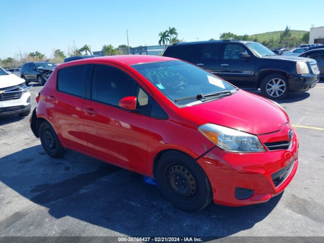 TOYOTA YARIS 2013 jtdktud30dd544878