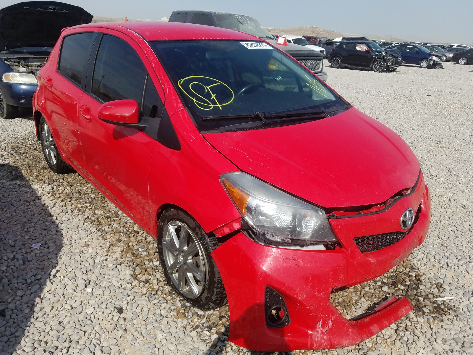 TOYOTA YARIS 2014 jtdktud31ed588003