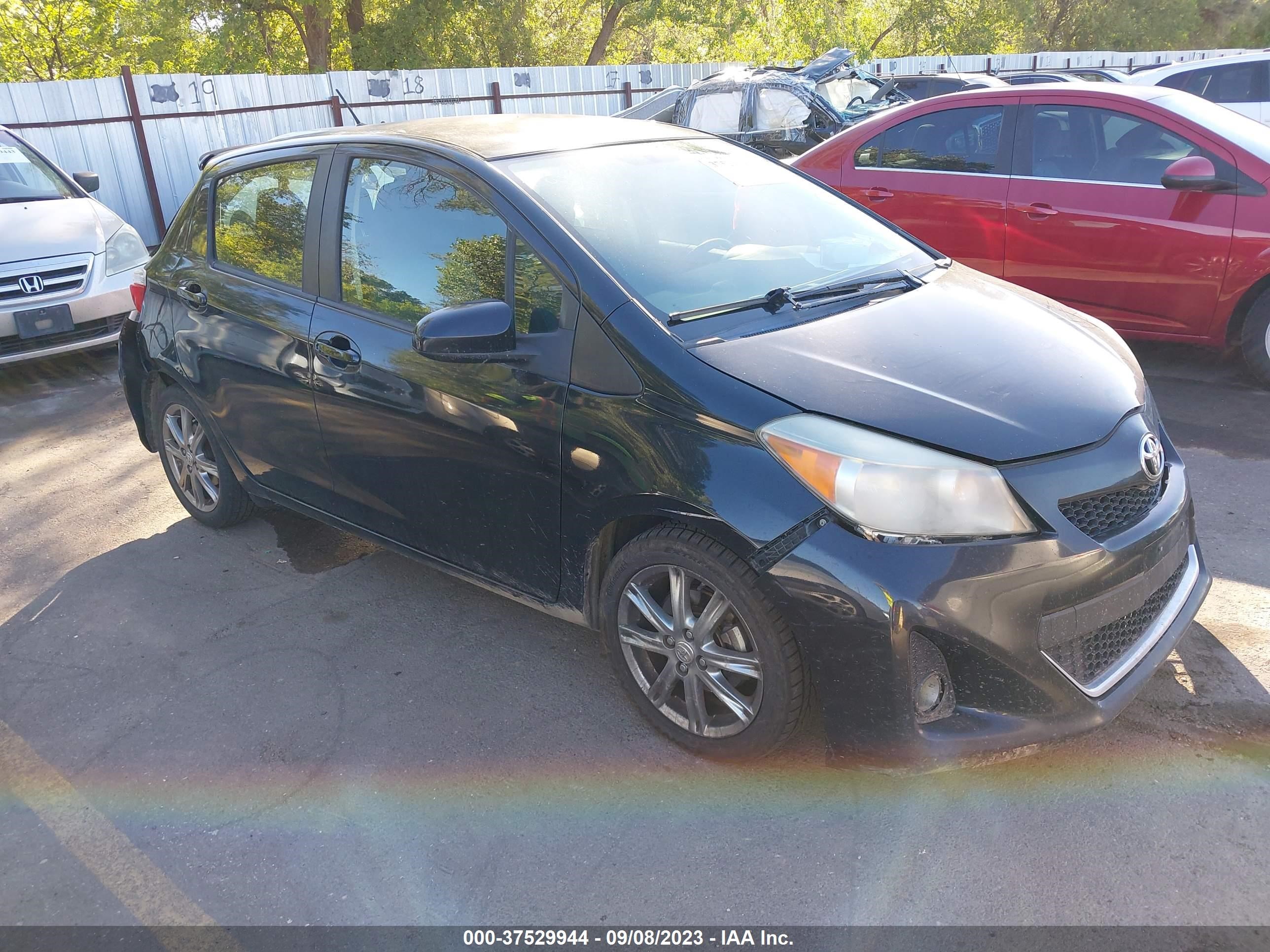 TOYOTA YARIS 2012 jtdktud32cd530396