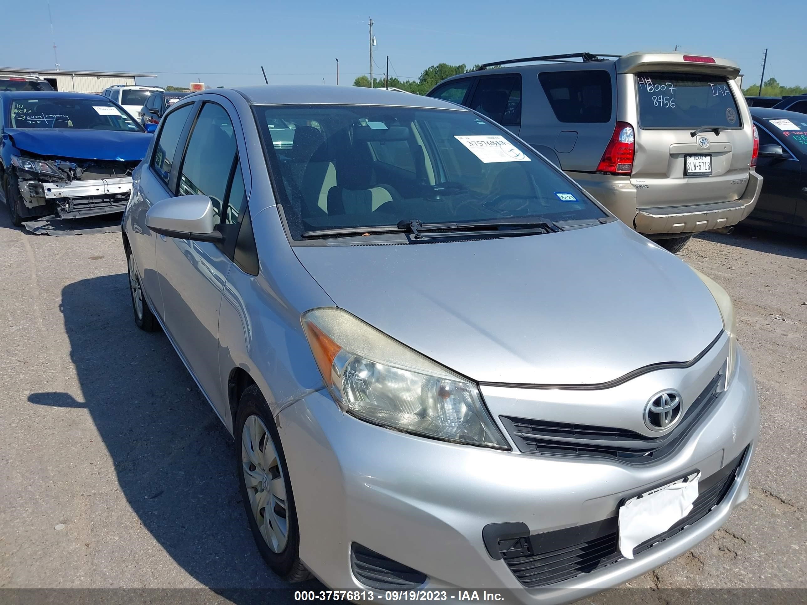 TOYOTA YARIS 2012 jtdktud34cd519660