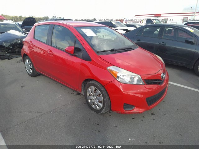 TOYOTA YARIS 2013 jtdktud34dd548626