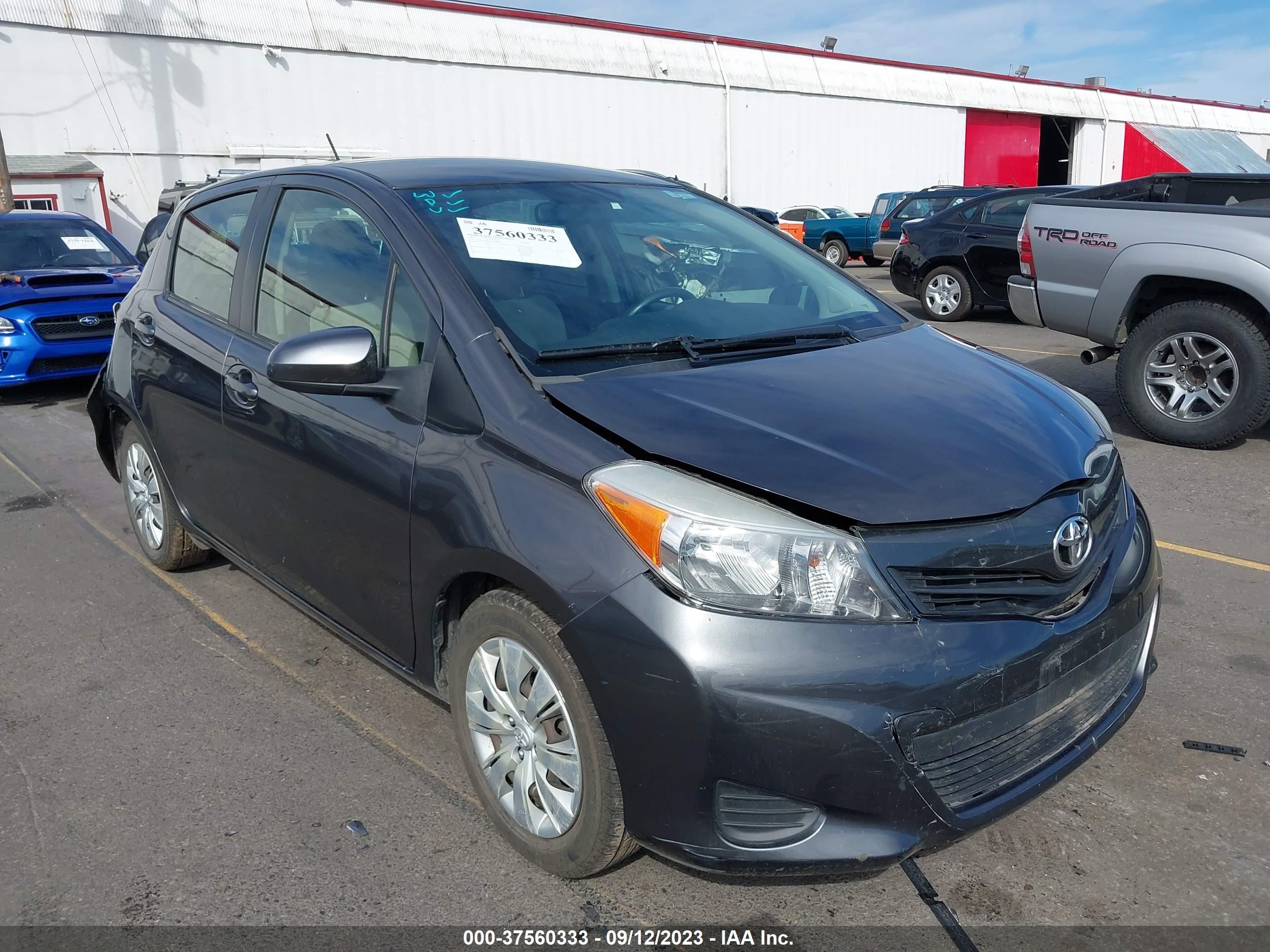 TOYOTA YARIS 2013 jtdktud34dd564888