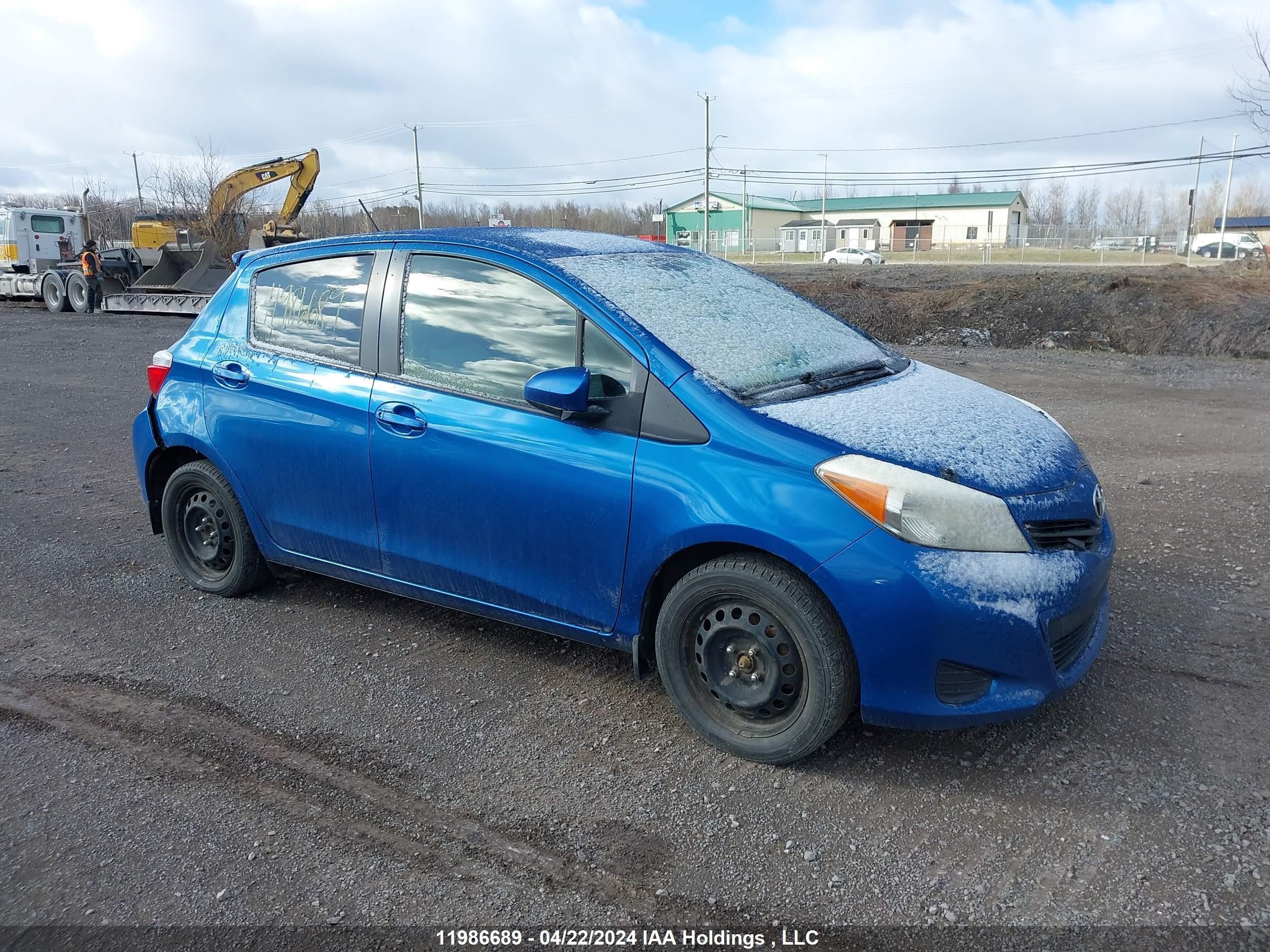 TOYOTA YARIS 2012 jtdktud35cd518209