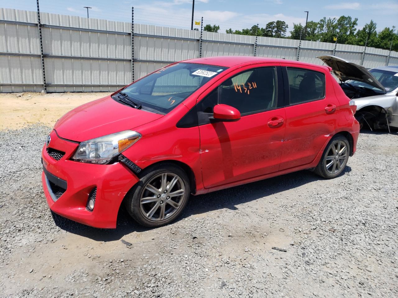 TOYOTA YARIS 2014 jtdktud36ed584397