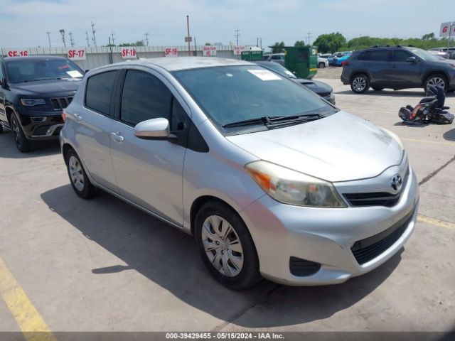 TOYOTA YARIS 2012 jtdktud38cd536932