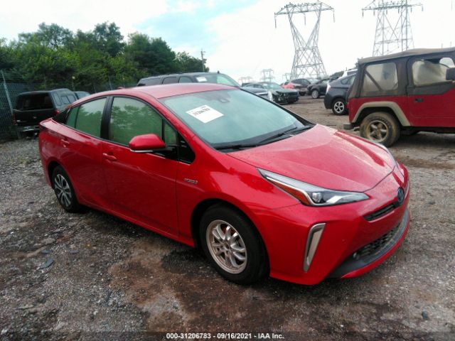 TOYOTA PRIUS 2020 jtdl9rfu4l3016996