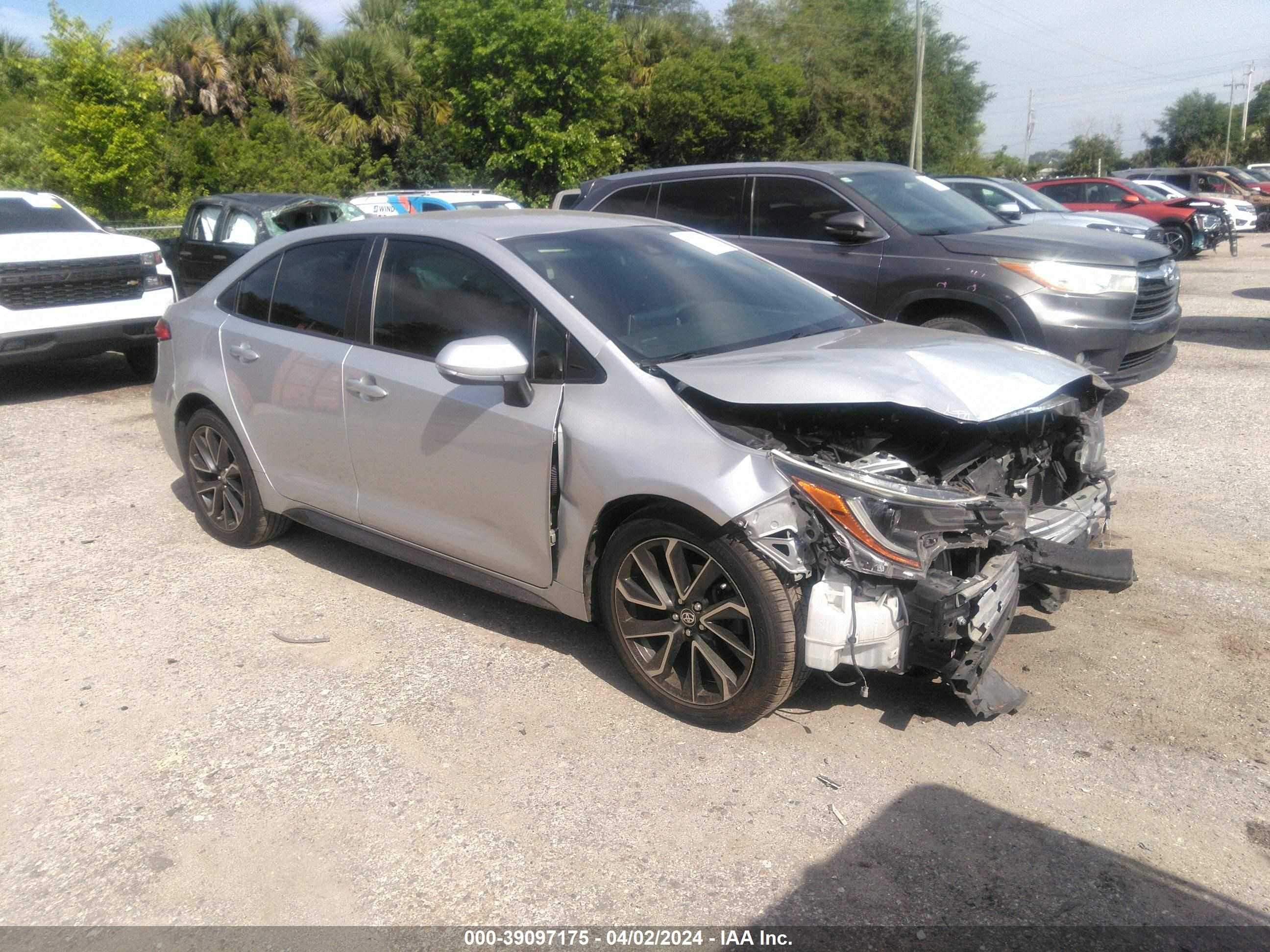 TOYOTA COROLLA 2021 jtds4mce0mj068228