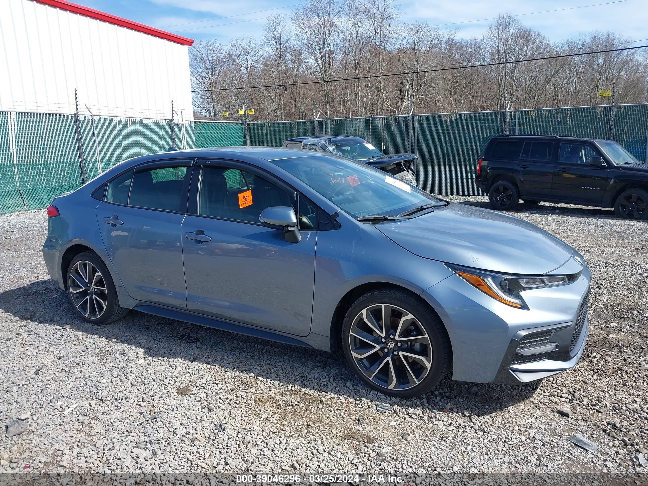 TOYOTA COROLLA 2022 jtds4mce1nj088473