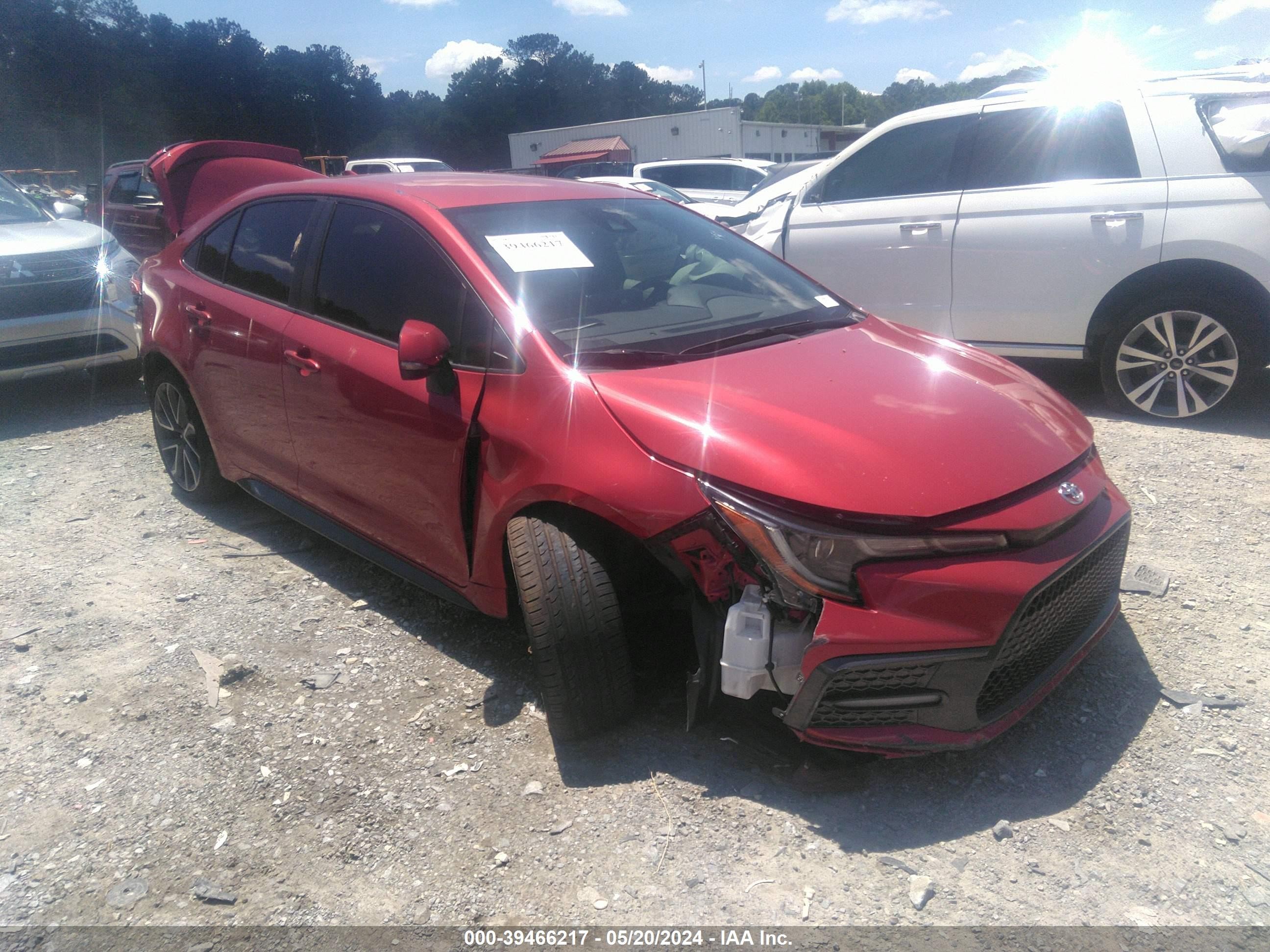 TOYOTA COROLLA 2020 jtds4rce3lj019360