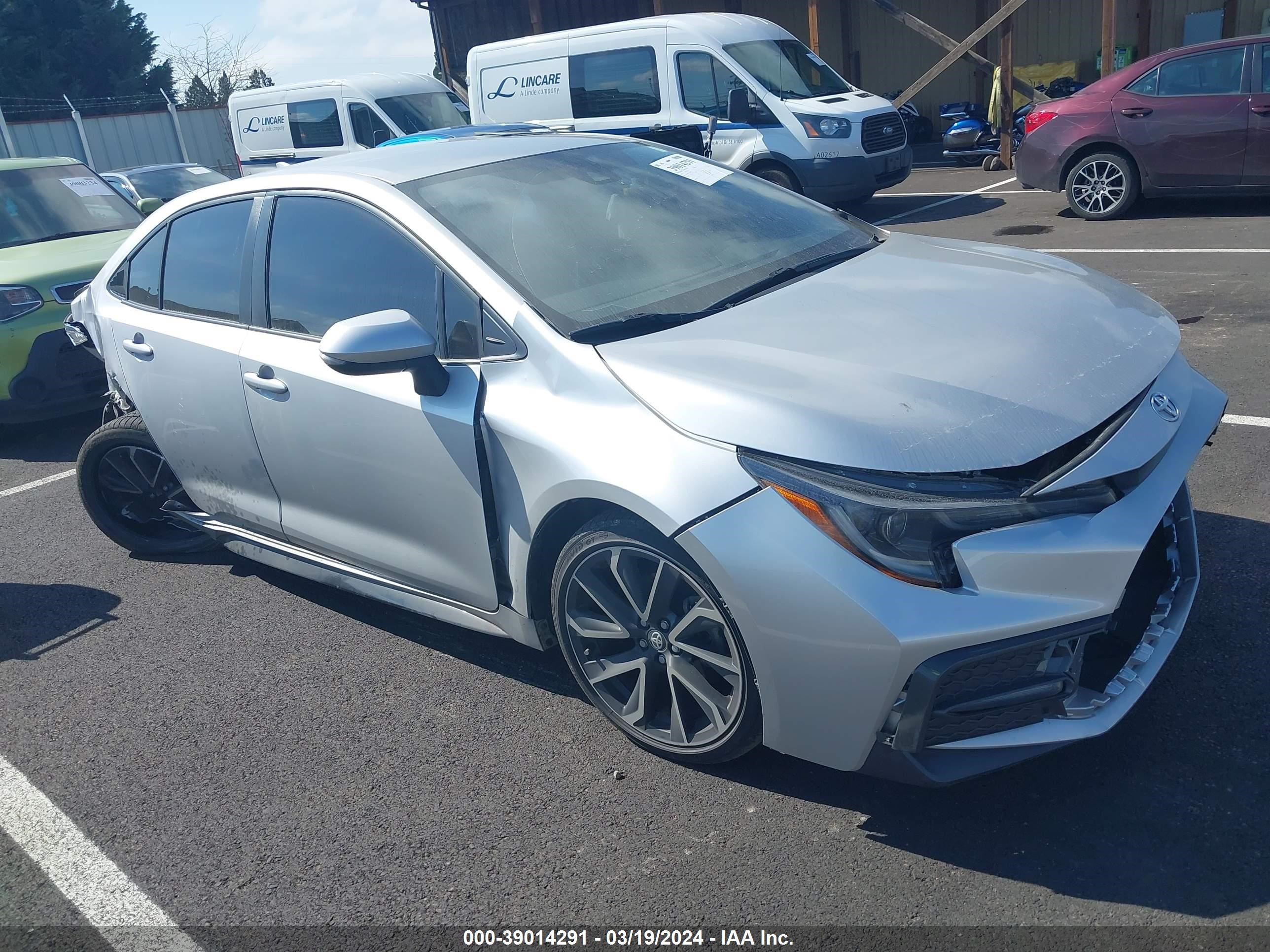 TOYOTA COROLLA 2020 jtds4rce4lj032635