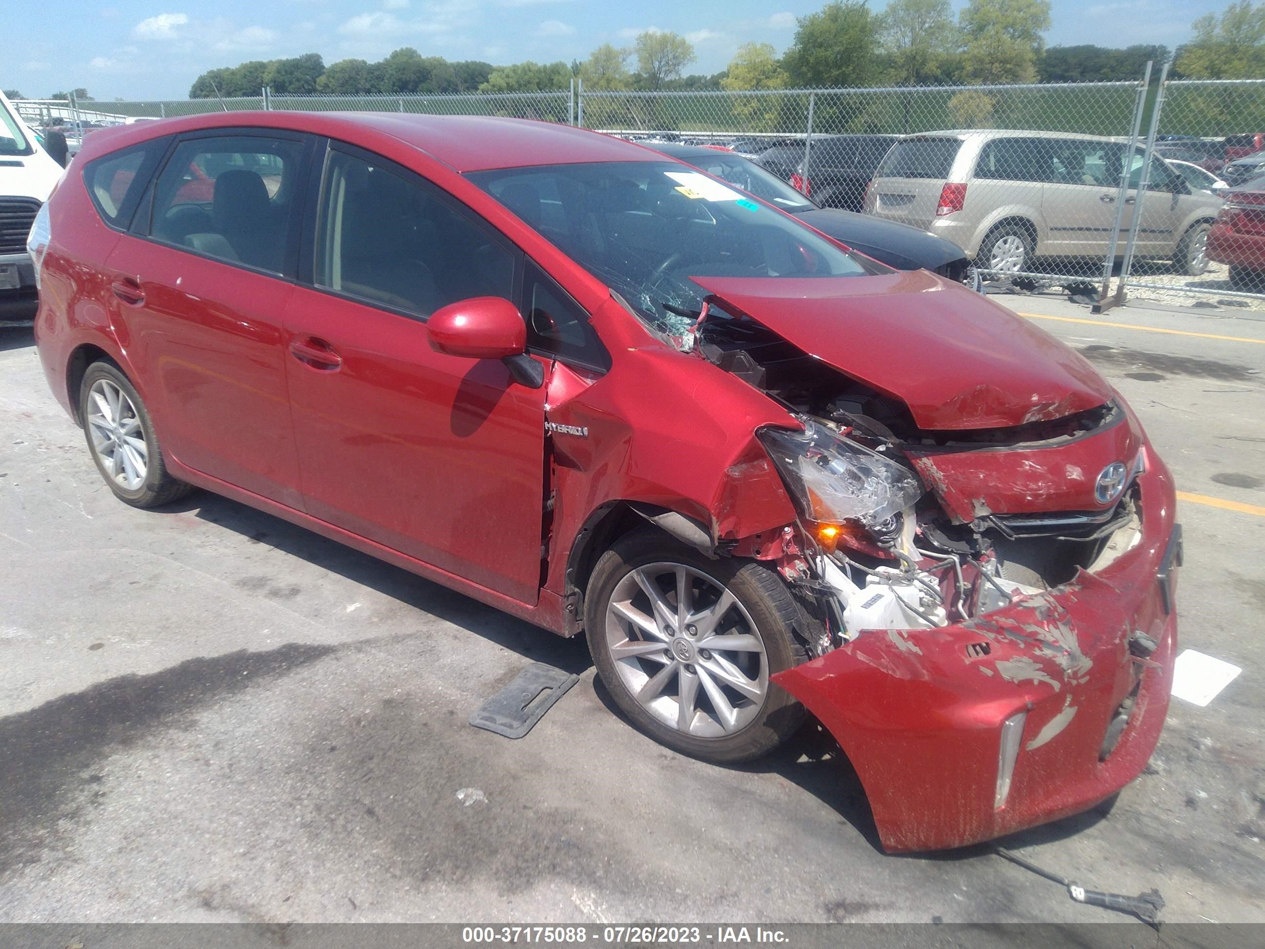 TOYOTA PRIUS V (+) 2012 jtdzn3eu3c3128791