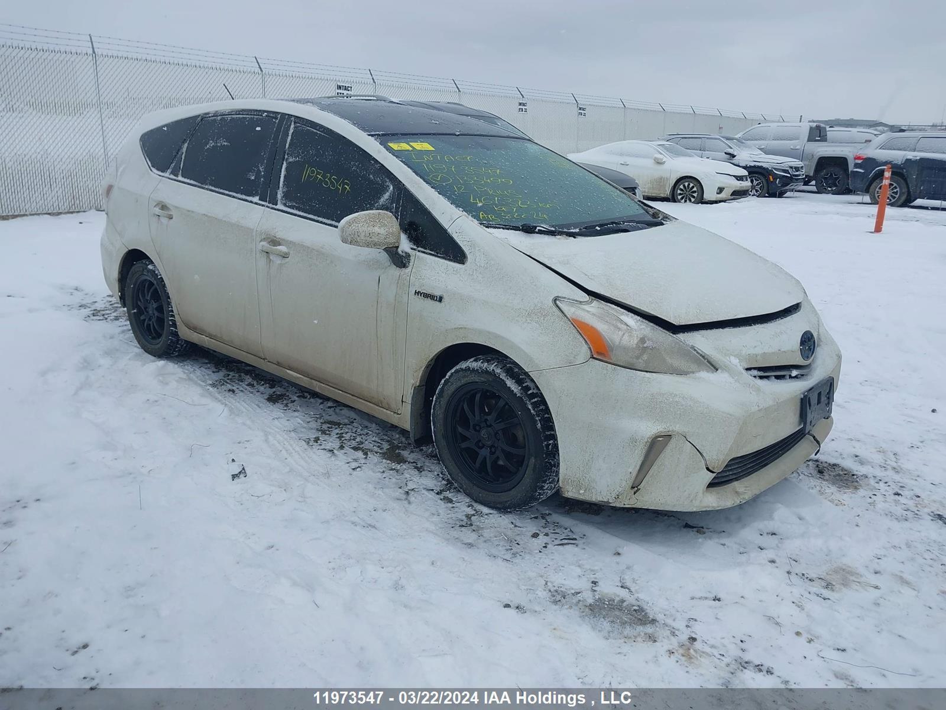 TOYOTA PRIUS V (+) 2012 jtdzn3euxc3133499