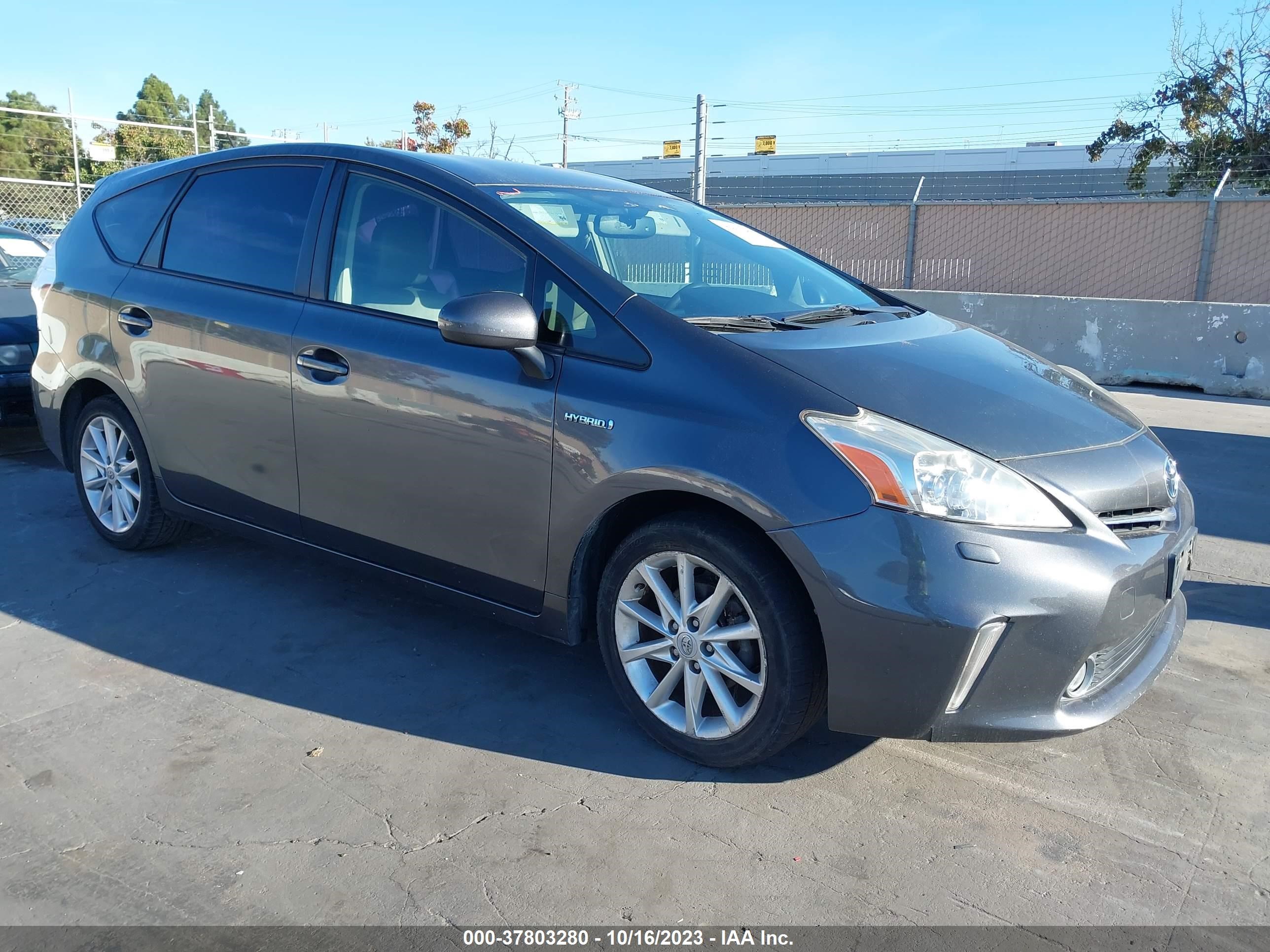 TOYOTA PRIUS V (+) 2012 jtdzn3euxc3137679