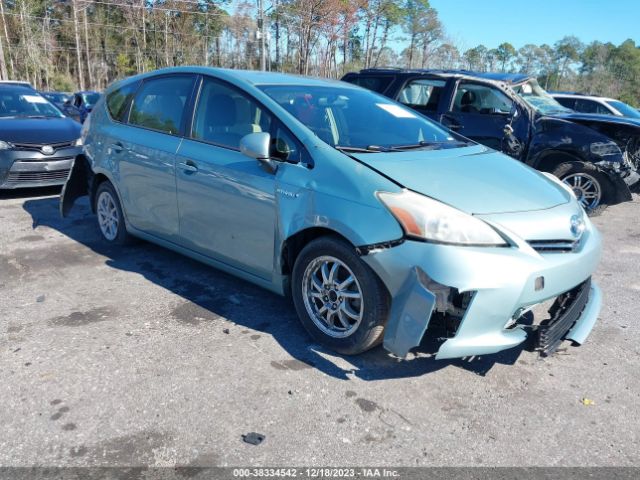 TOYOTA PRIUS V 2014 jtdzn3euxe3296589