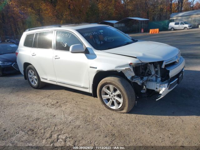 TOYOTA HIGHLANDER HYBRID 2013 jtebc3eh0d2013353