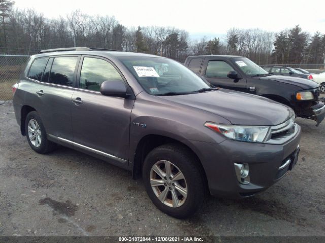 TOYOTA HIGHLANDER HYBRID 2013 jtebc3eh0d2014499